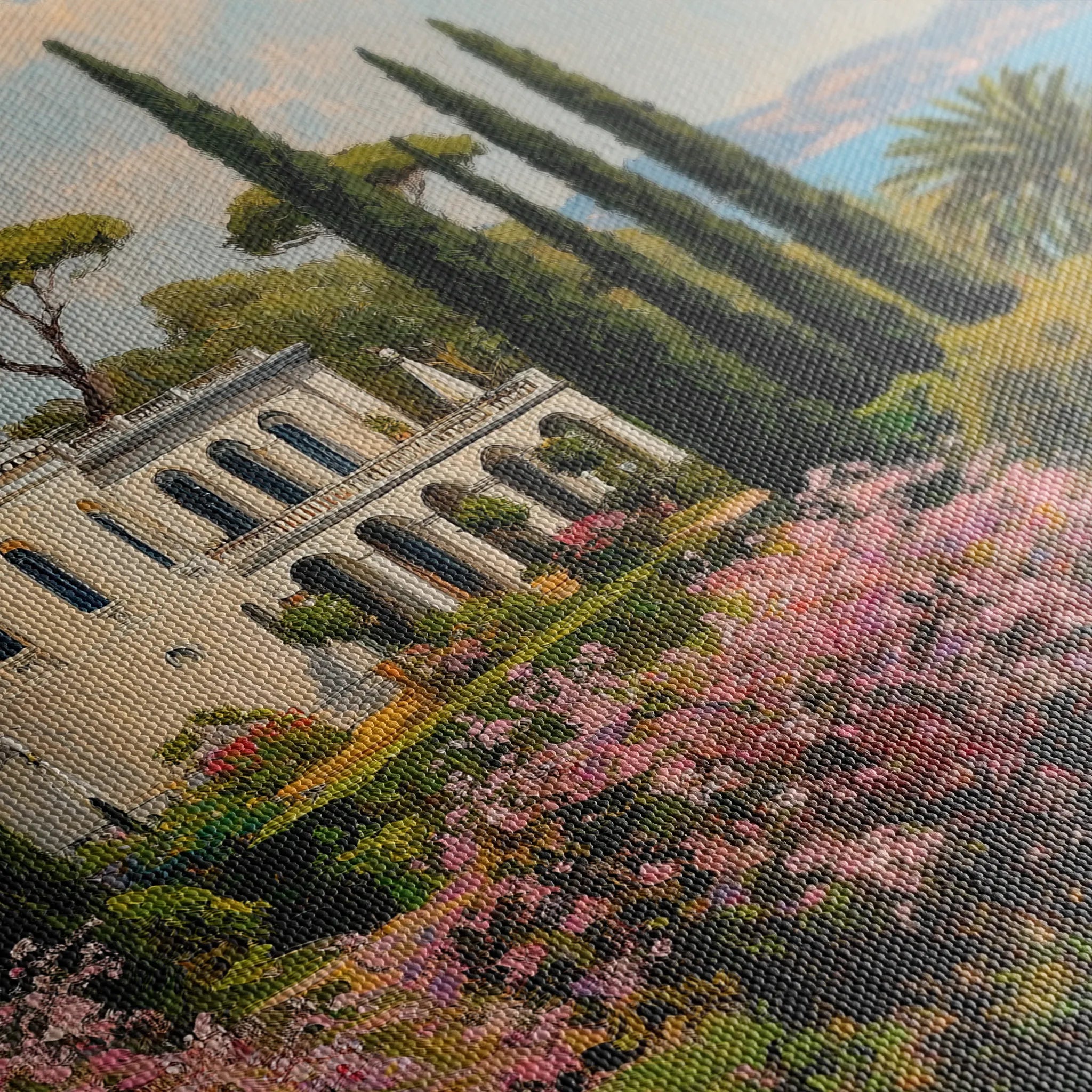 Landscape 410 Canvas Art 18" x 24" / 45 x 60 cm / Black