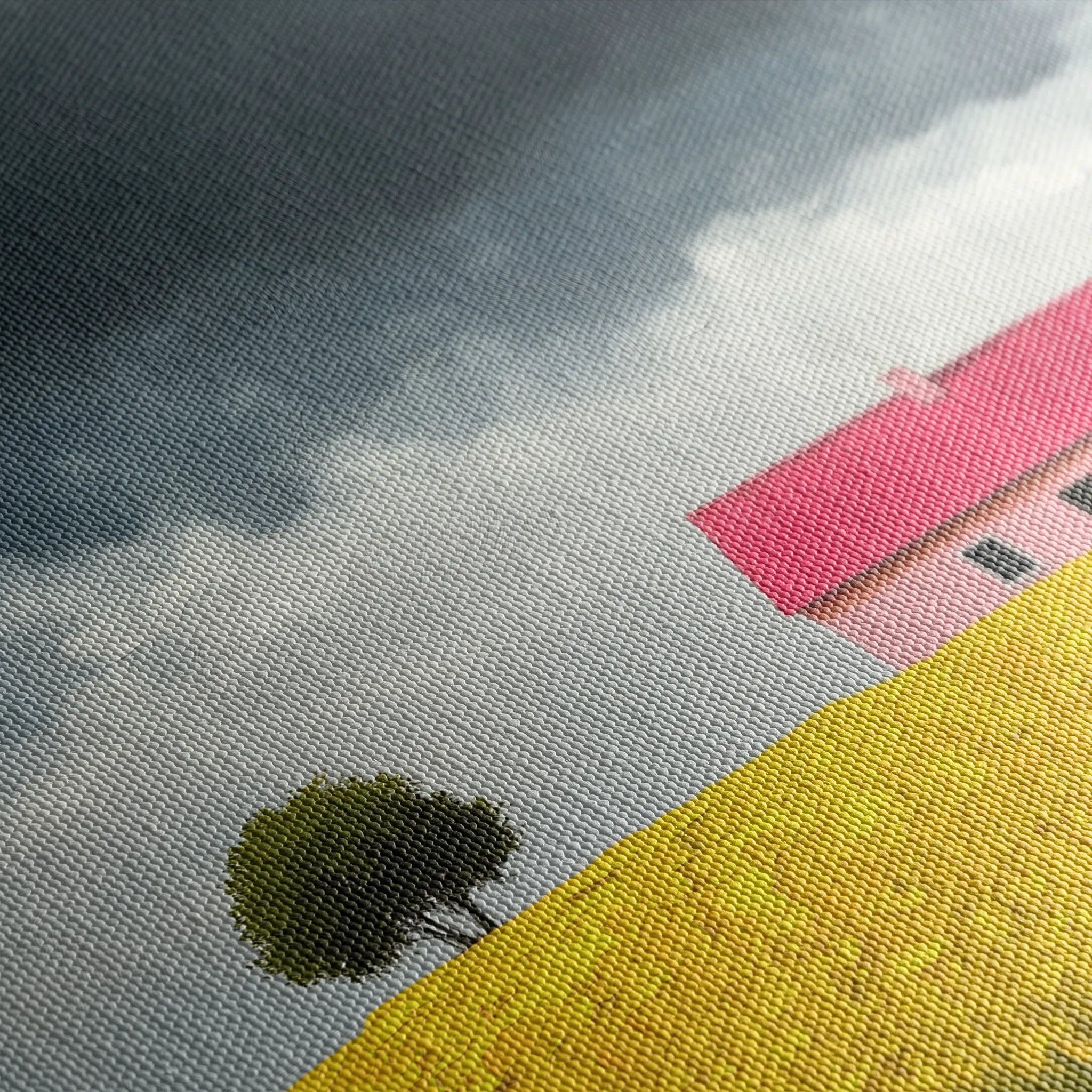 Landscape 412 Canvas Art 18" x 24" / 45 x 60 cm / Black