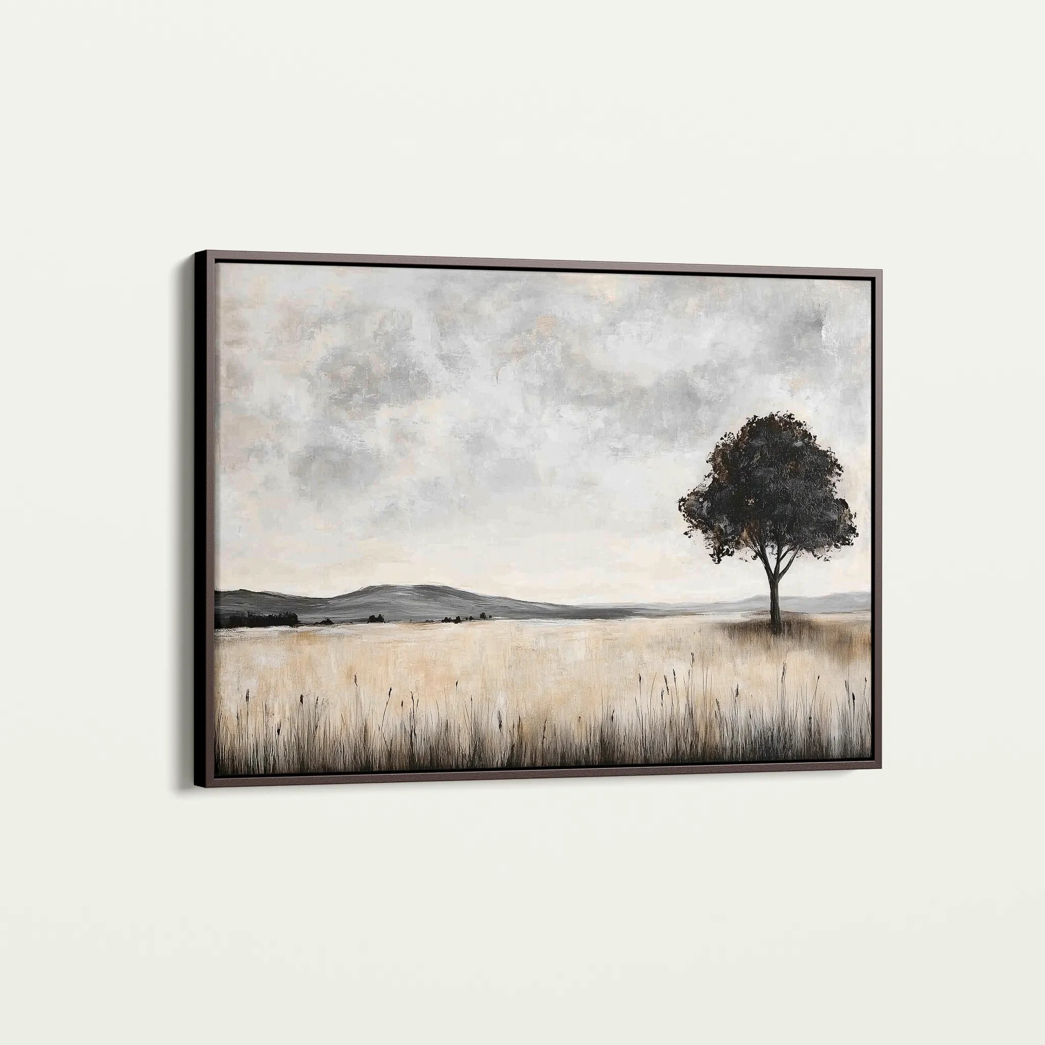 Landscape 413 Canvas Art 18" x 24" / 45 x 60 cm / Black