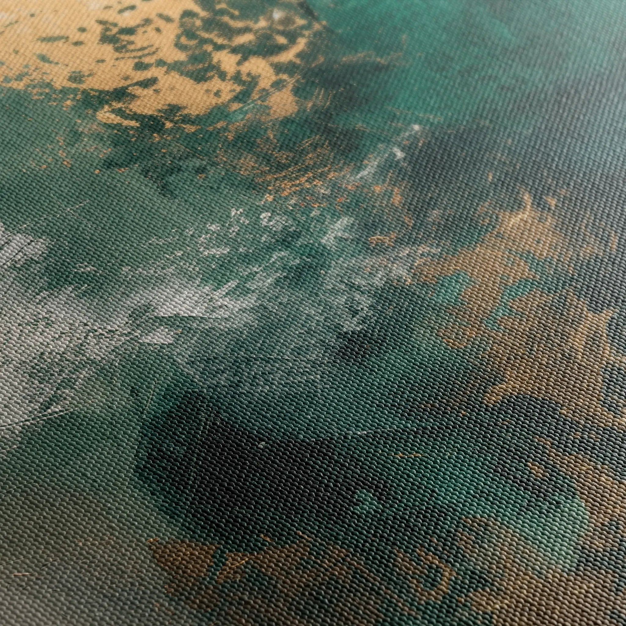Abstract 415 Canvas Art 18" x 24" / 45 x 60 cm / Black