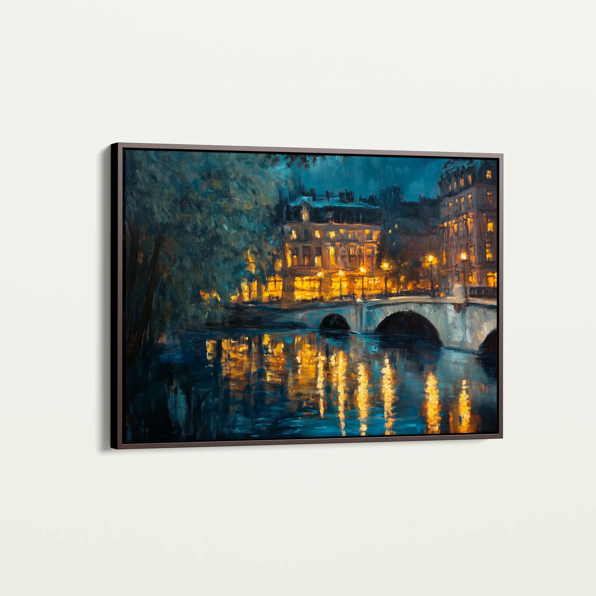 Landscape 416 Canvas Art 18" x 24" / 45 x 60 cm / Black