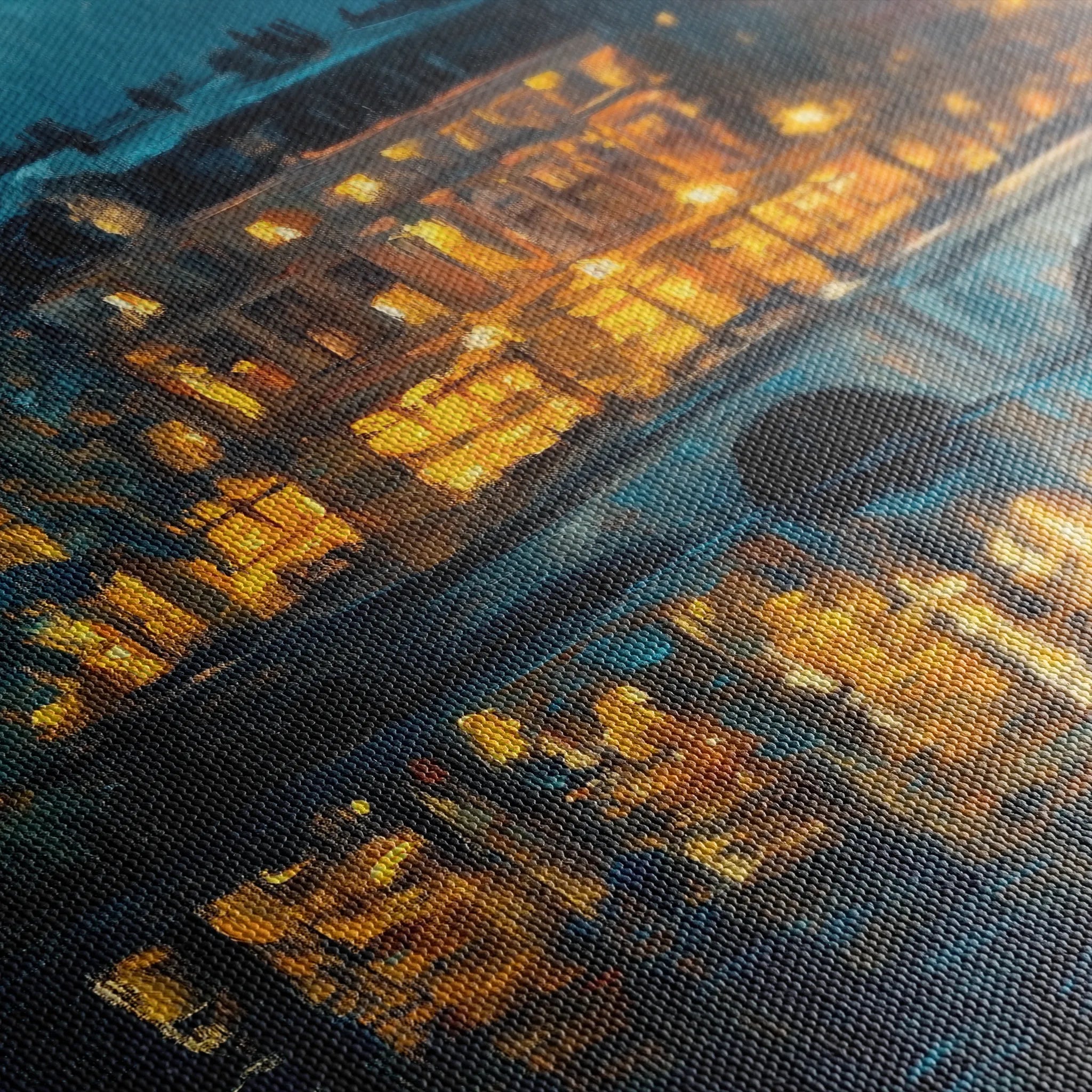 Landscape 416 Canvas Art 18" x 24" / 45 x 60 cm / Black