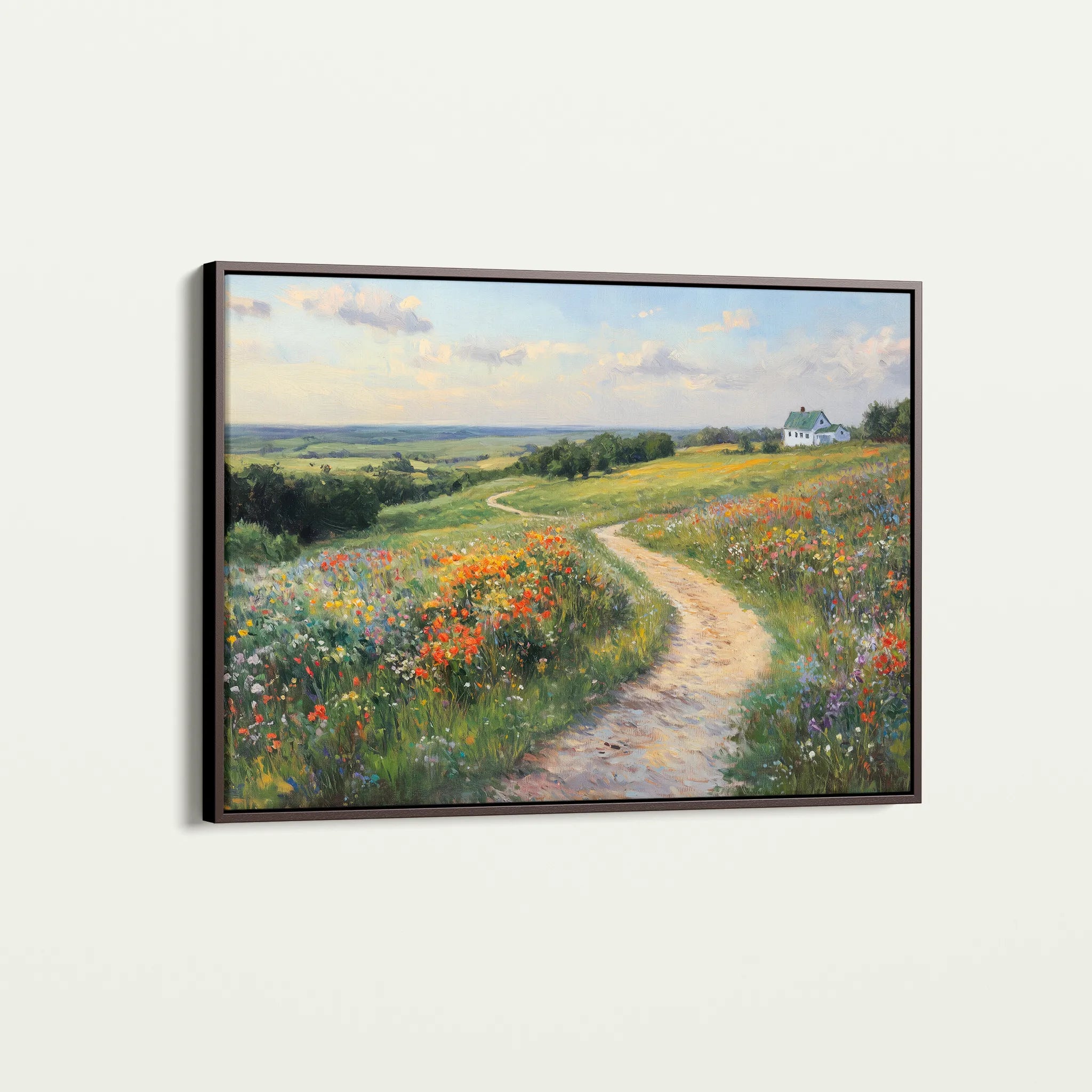 Landscape 417 Canvas Art 18" x 24" / 45 x 60 cm / Black