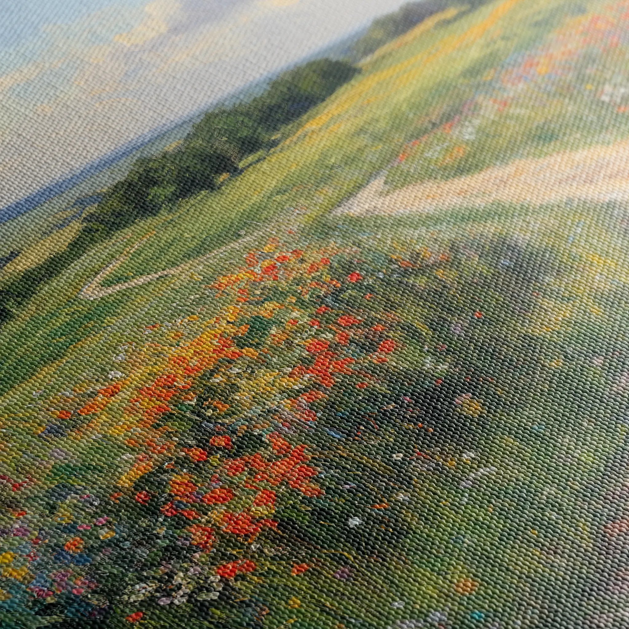 Landscape 417 Canvas Art 18" x 24" / 45 x 60 cm / Black