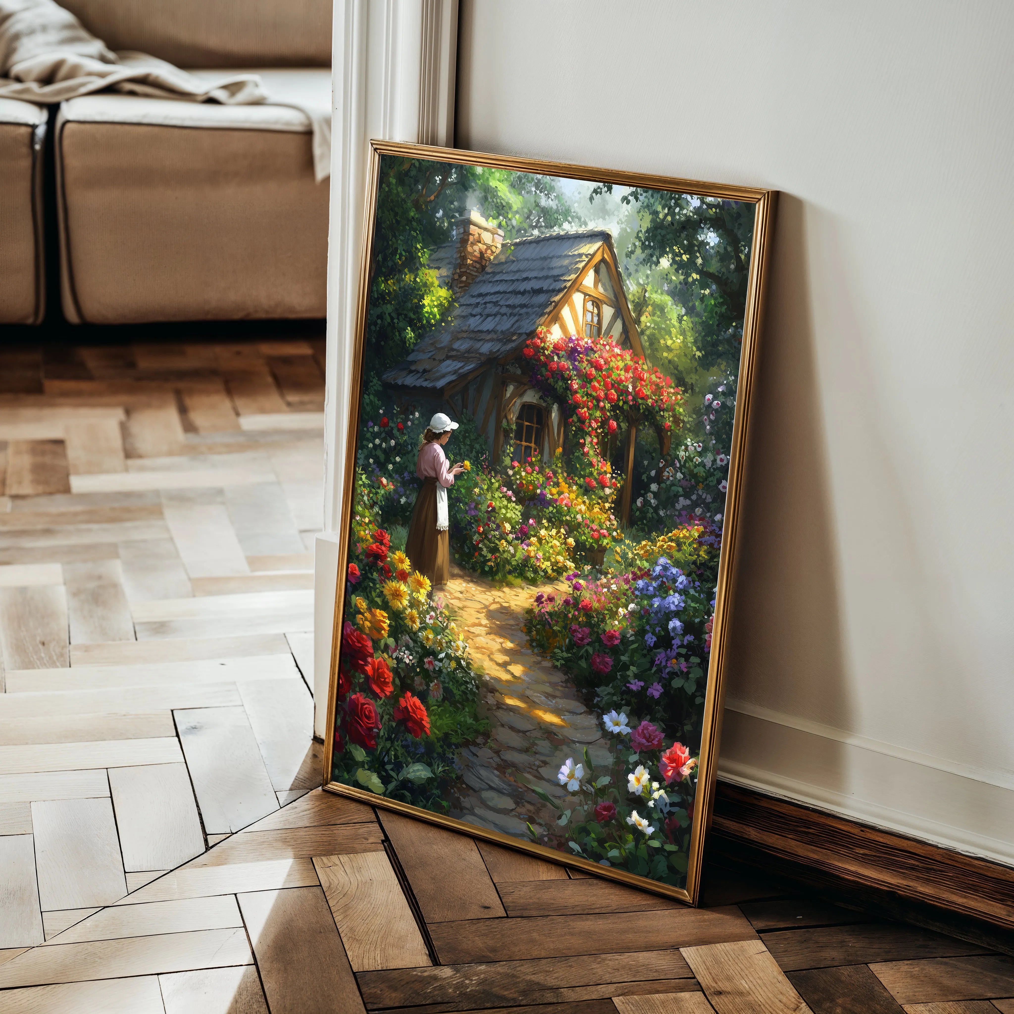 Landscape 418 Canvas Art 18" x 24" / 45 x 60 cm / Black