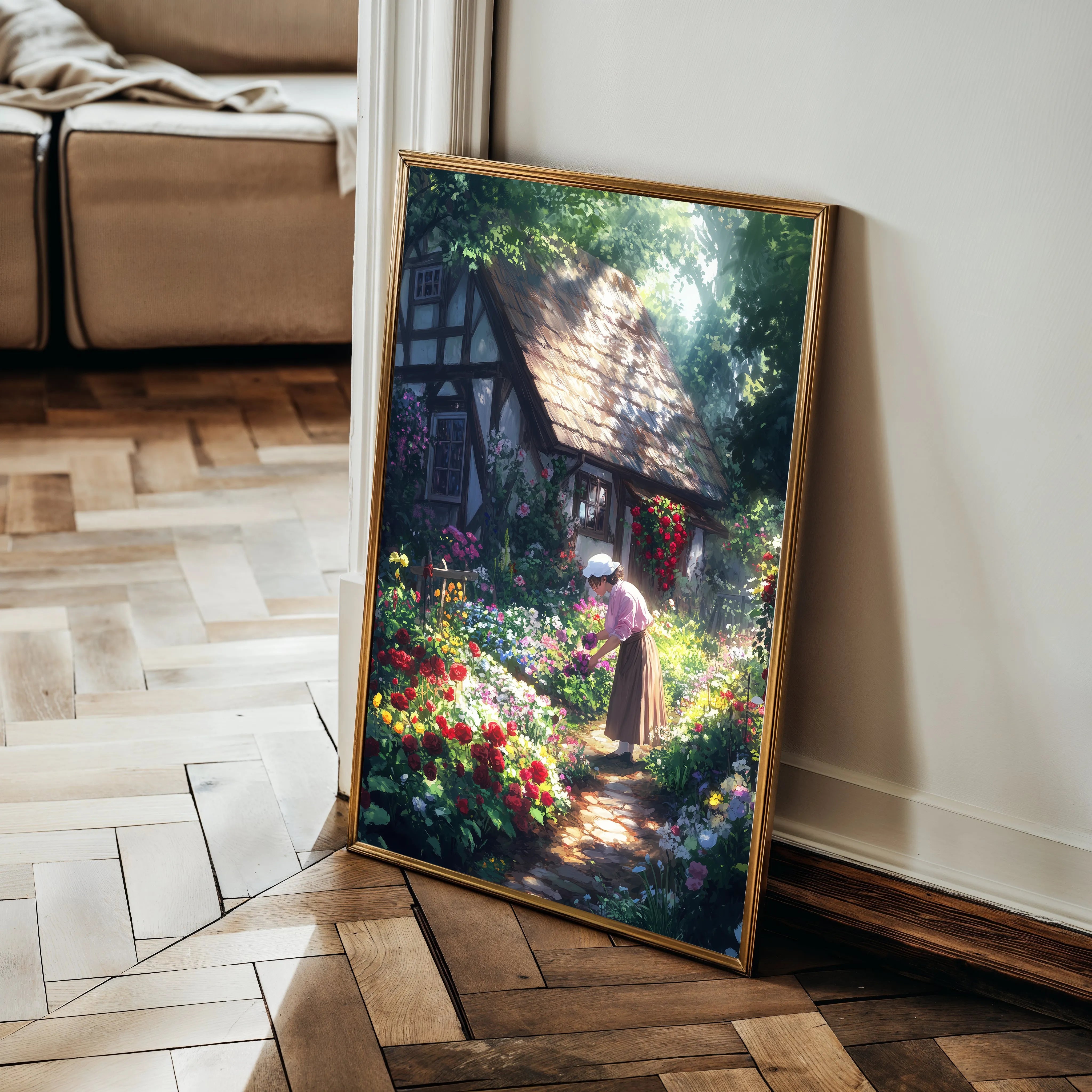 Landscape 419 Canvas Art 18" x 24" / 45 x 60 cm / Black