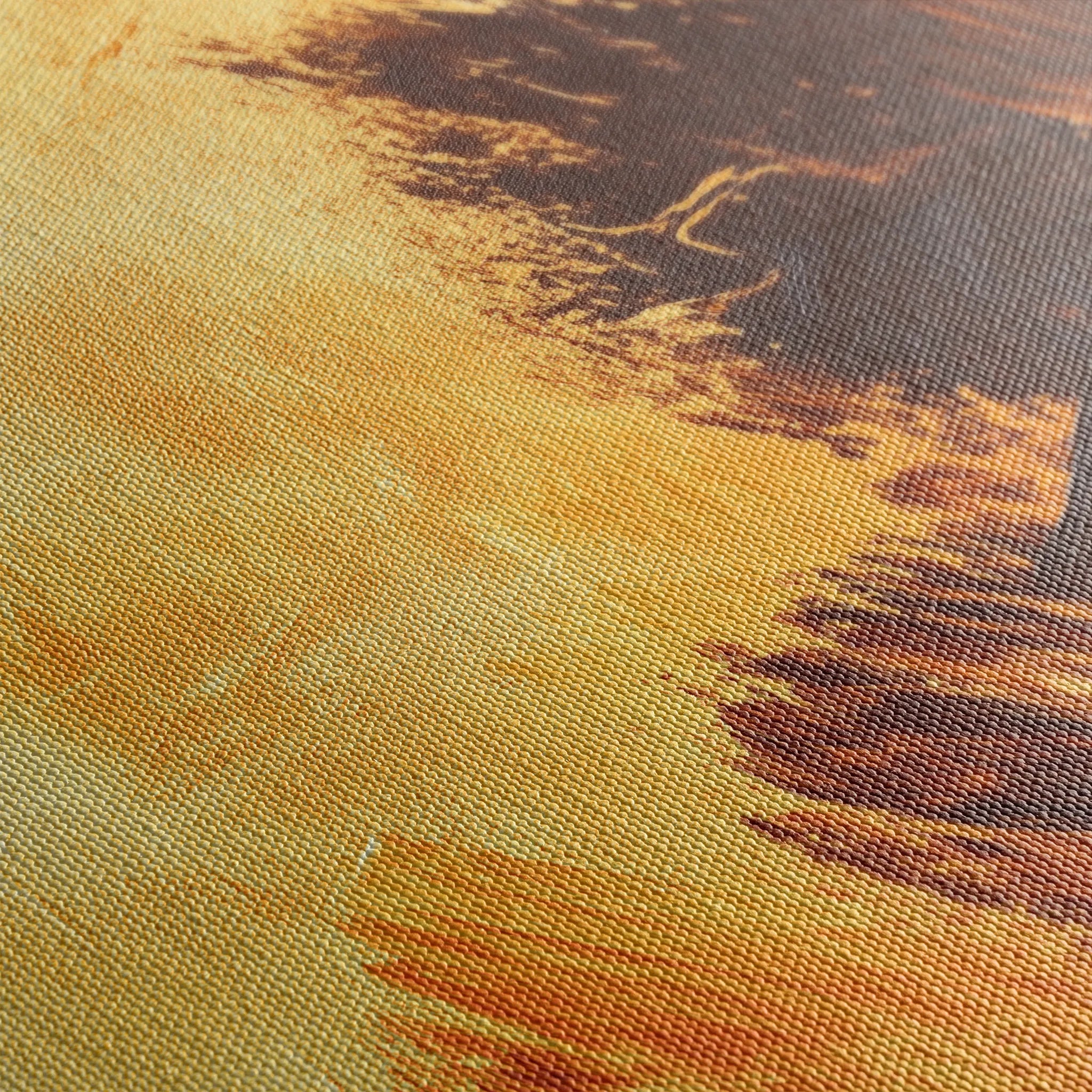 Abstract 421 Canvas Art 18" x 24" / 45 x 60 cm / Black