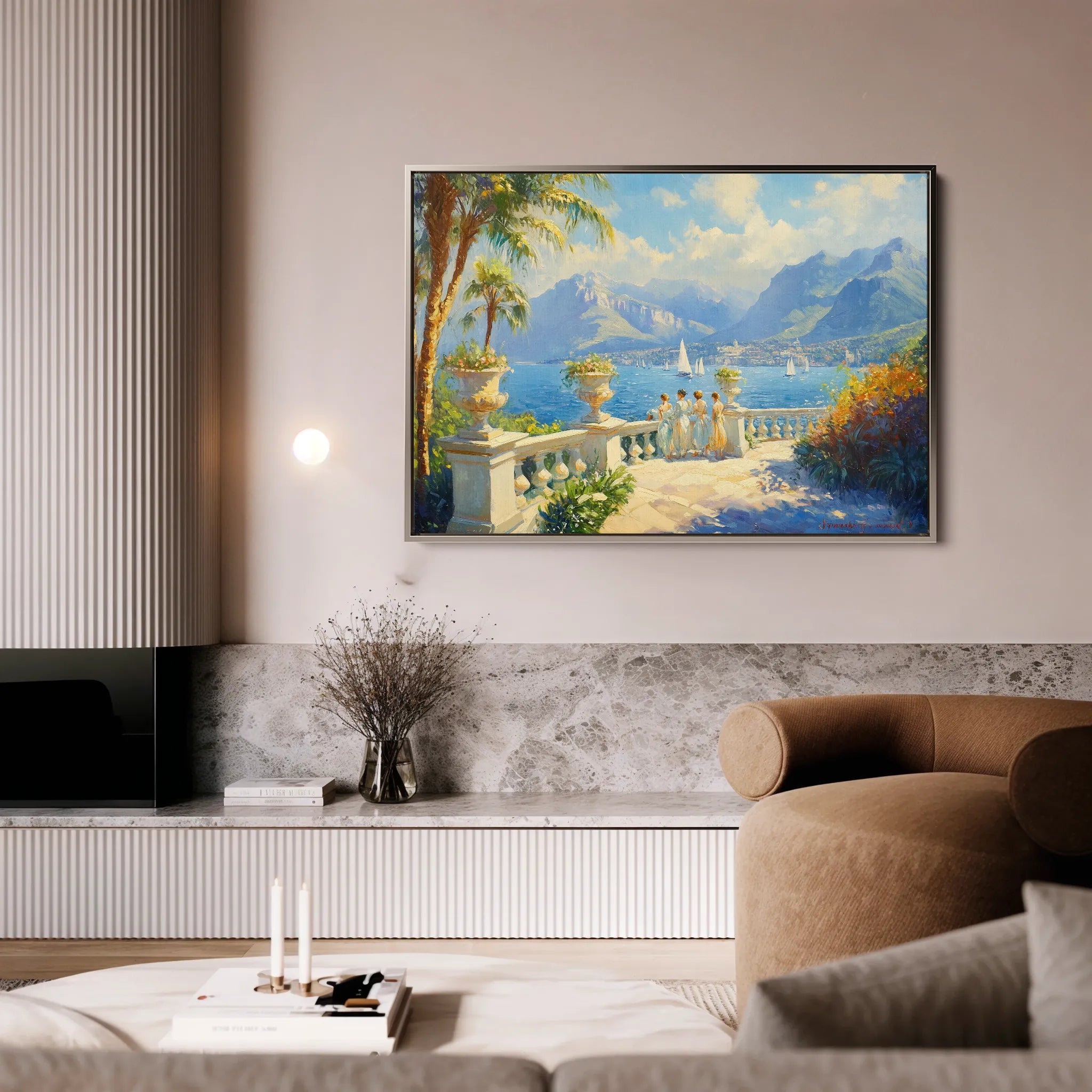 Landscape 421 Canvas Art 18" x 24" / 45 x 60 cm / Black
