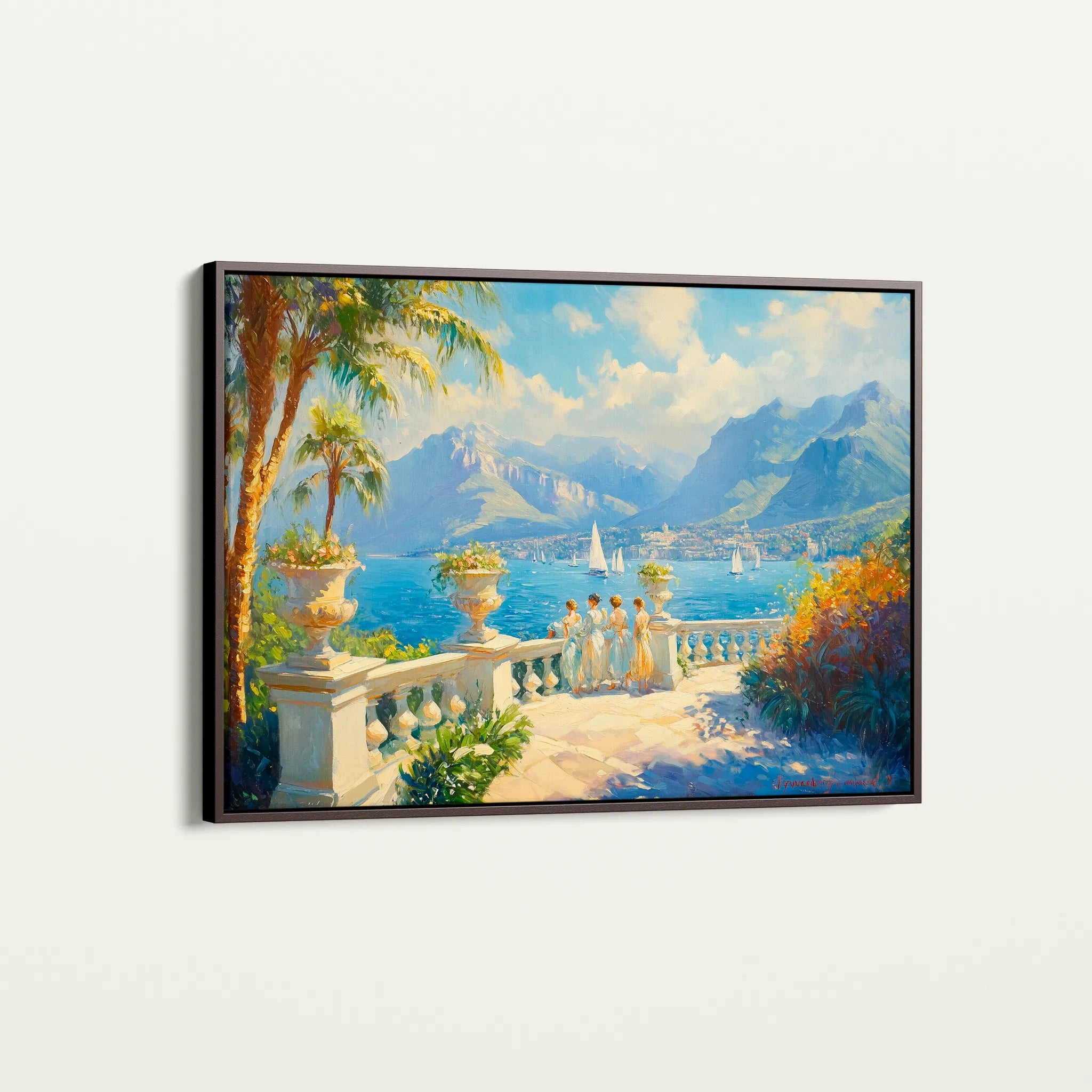 Landscape 421 Canvas Art 18" x 24" / 45 x 60 cm / Black