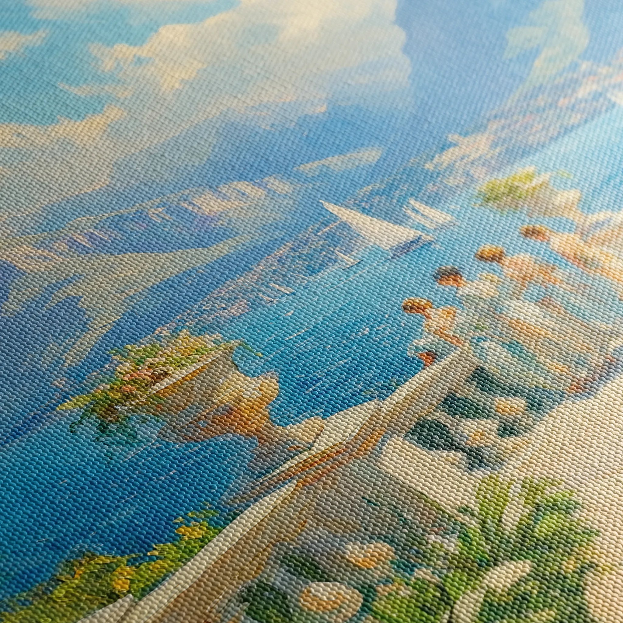 Landscape 421 Canvas Art 18" x 24" / 45 x 60 cm / Black