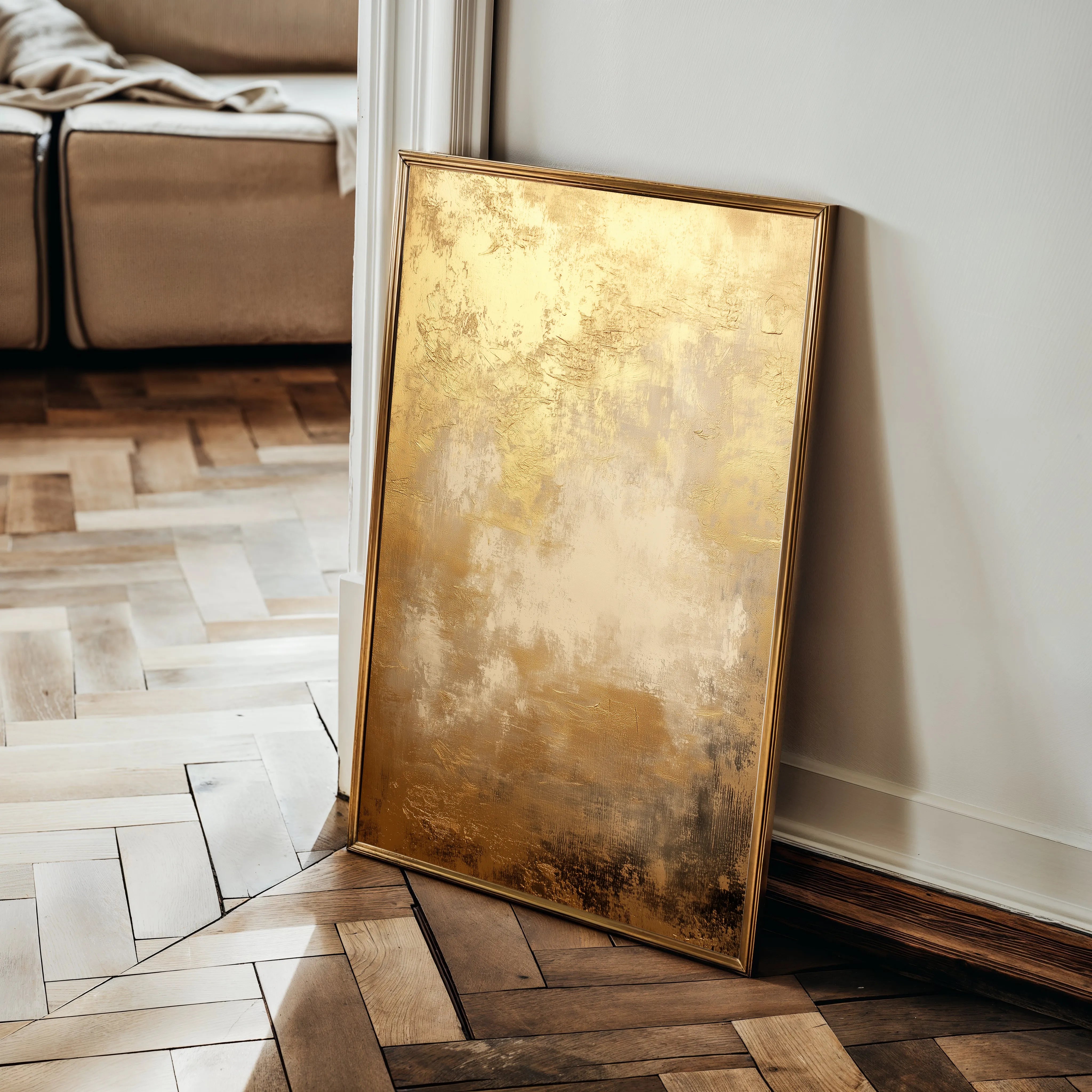 Abstract 422 Canvas Art 18" x 24" / 45 x 60 cm / Black