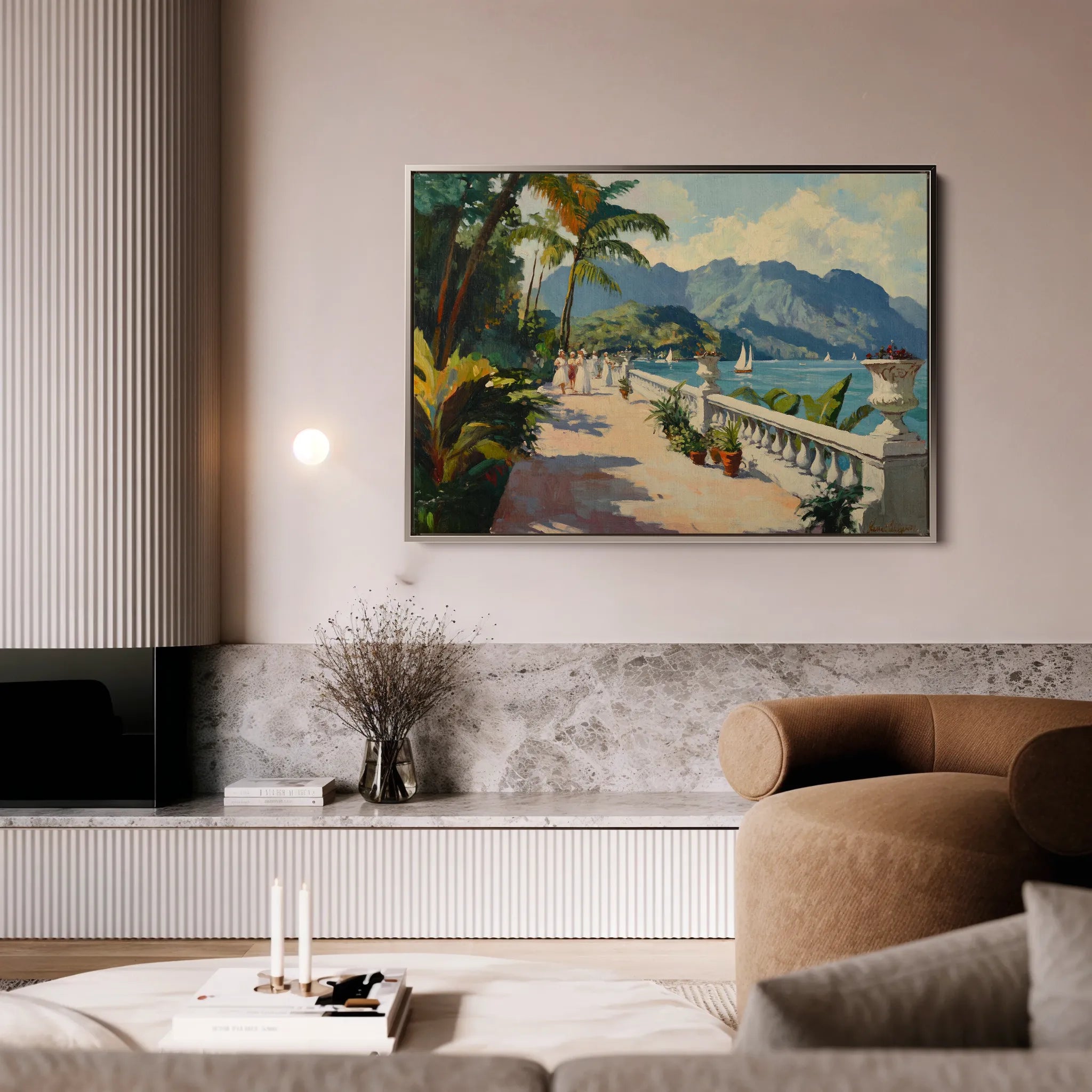 Landscape 422 Canvas Art 18" x 24" / 45 x 60 cm / Black