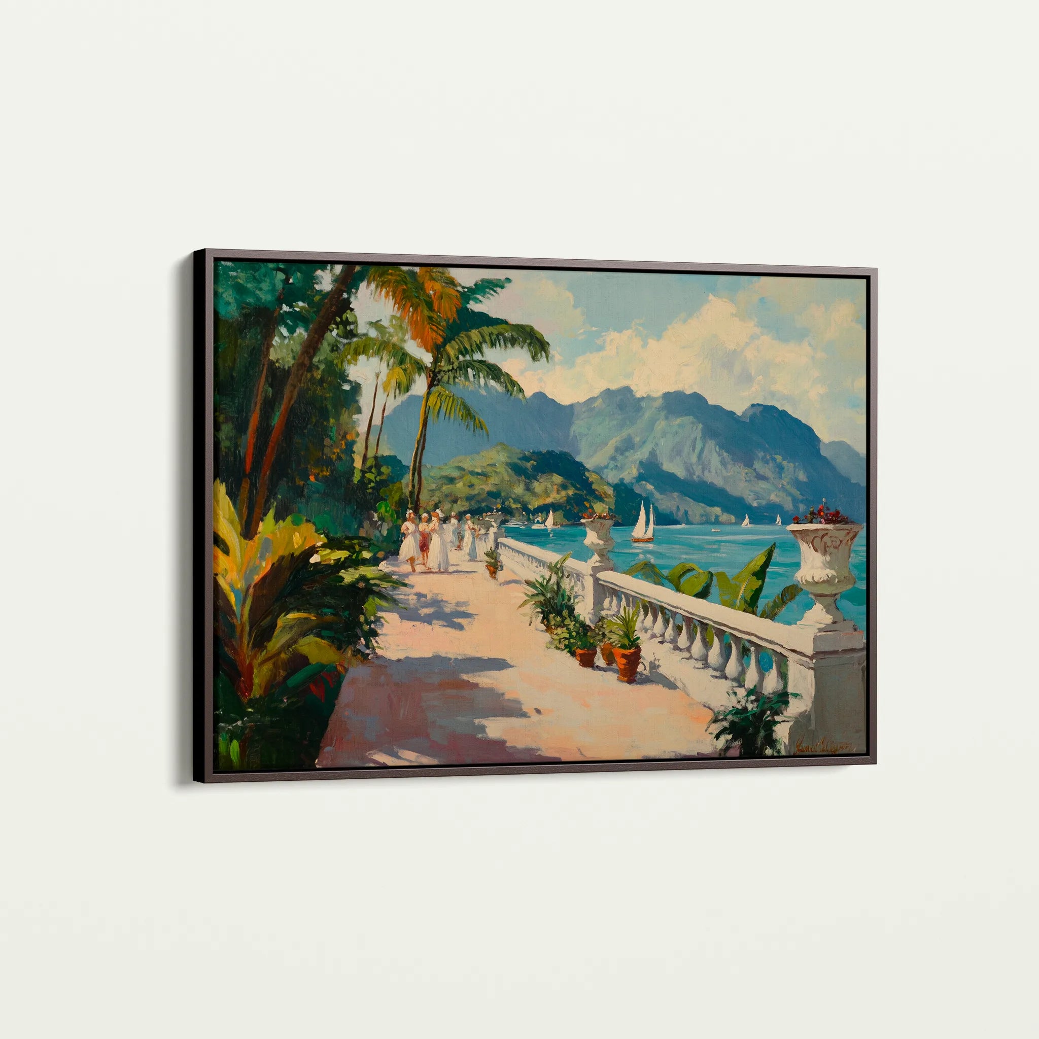 Landscape 422 Canvas Art 18" x 24" / 45 x 60 cm / Black