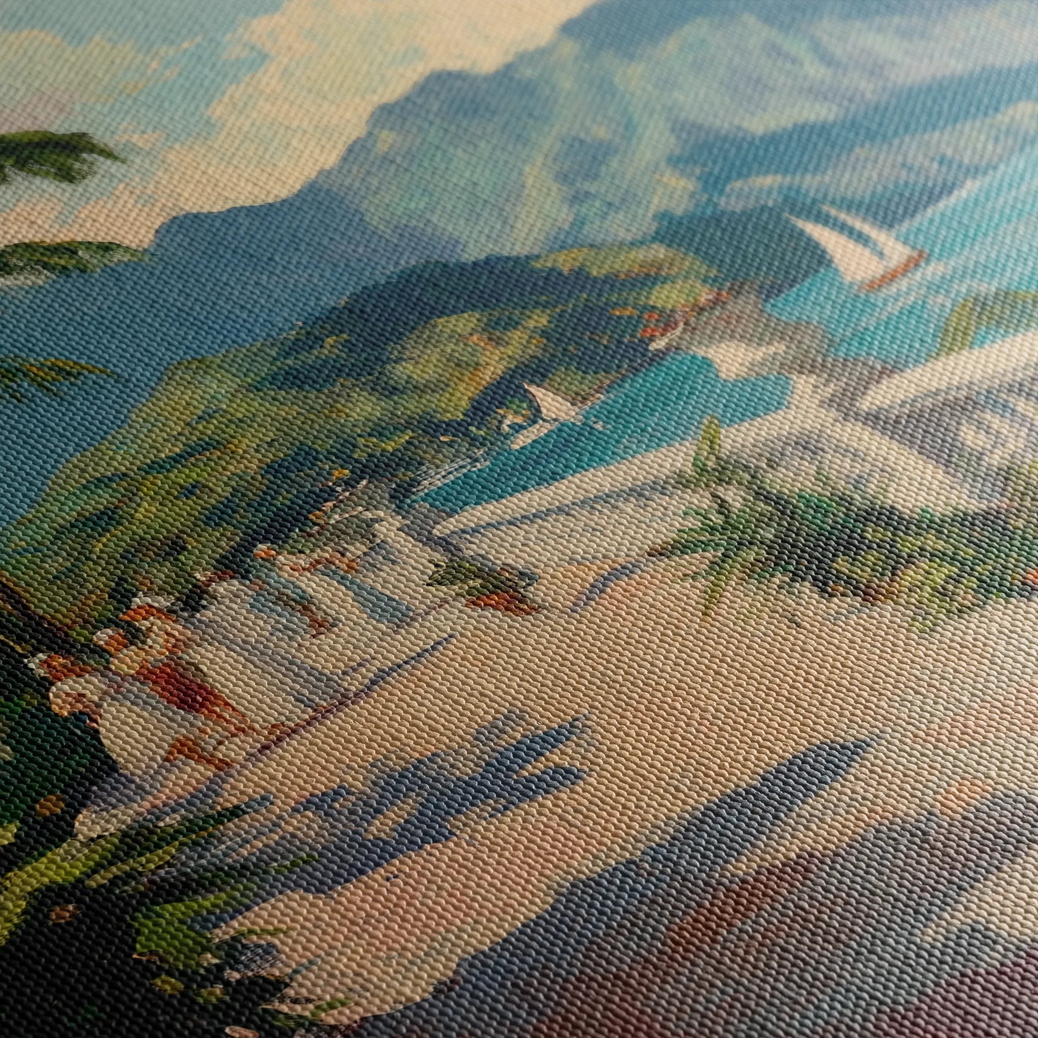 Landscape 422 Canvas Art 18" x 24" / 45 x 60 cm / Black