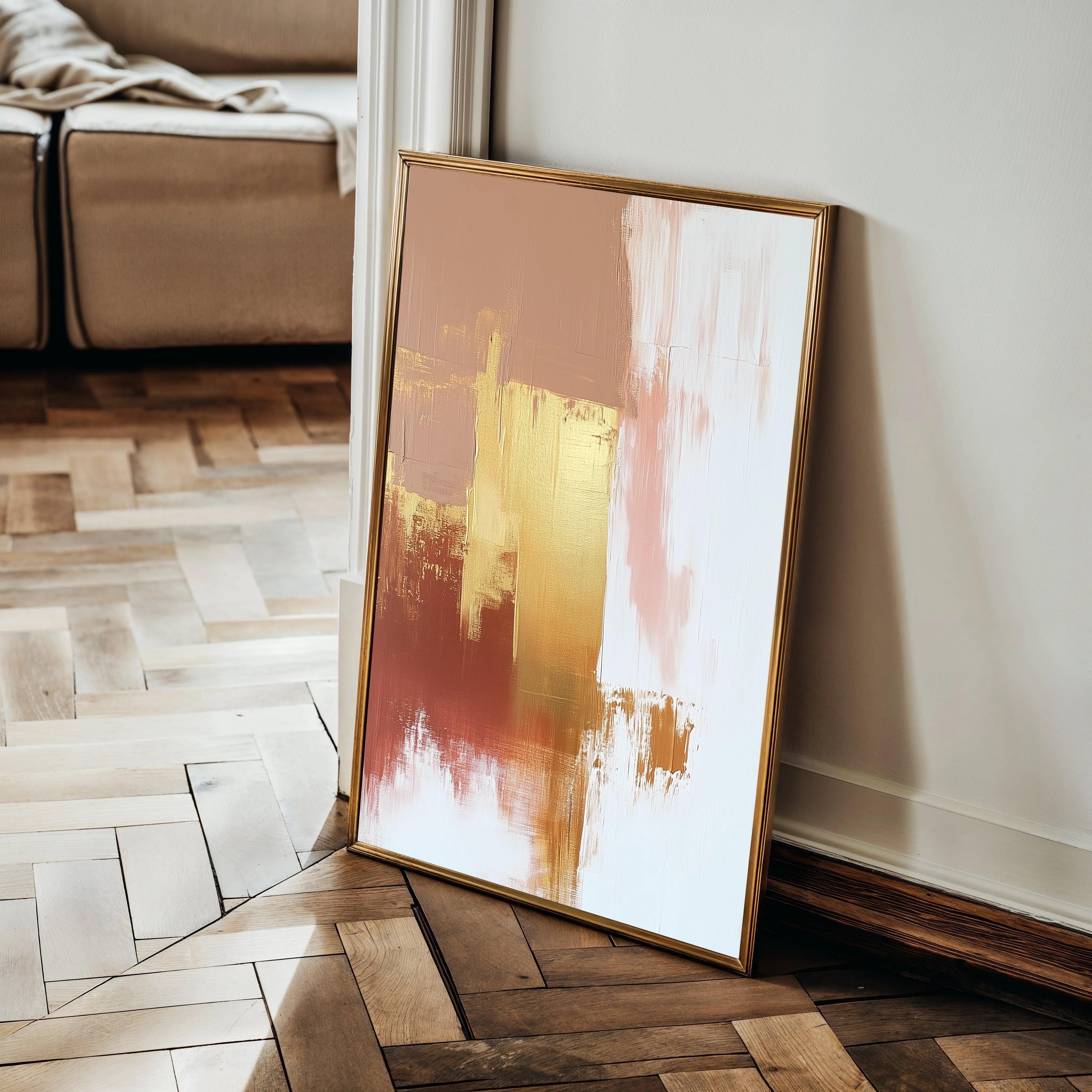 Abstract 423 Canvas Art 18" x 24" / 45 x 60 cm / Black