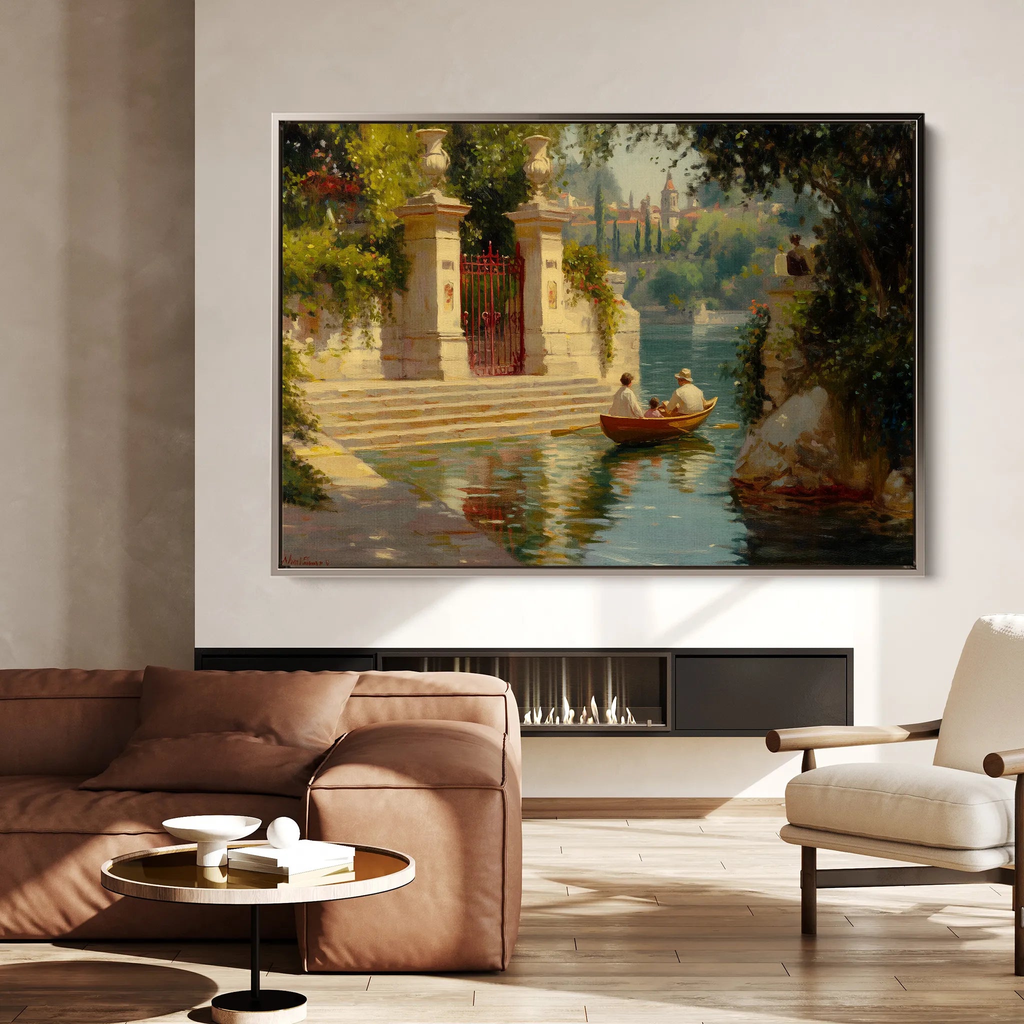 Landscape 423 Canvas Art 18" x 24" / 45 x 60 cm / Black