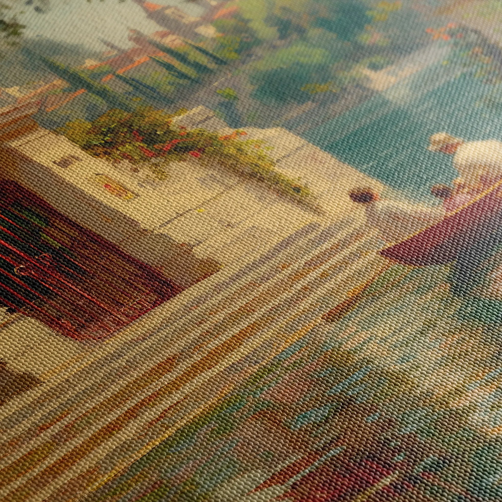 Landscape 423 Canvas Art 18" x 24" / 45 x 60 cm / Black