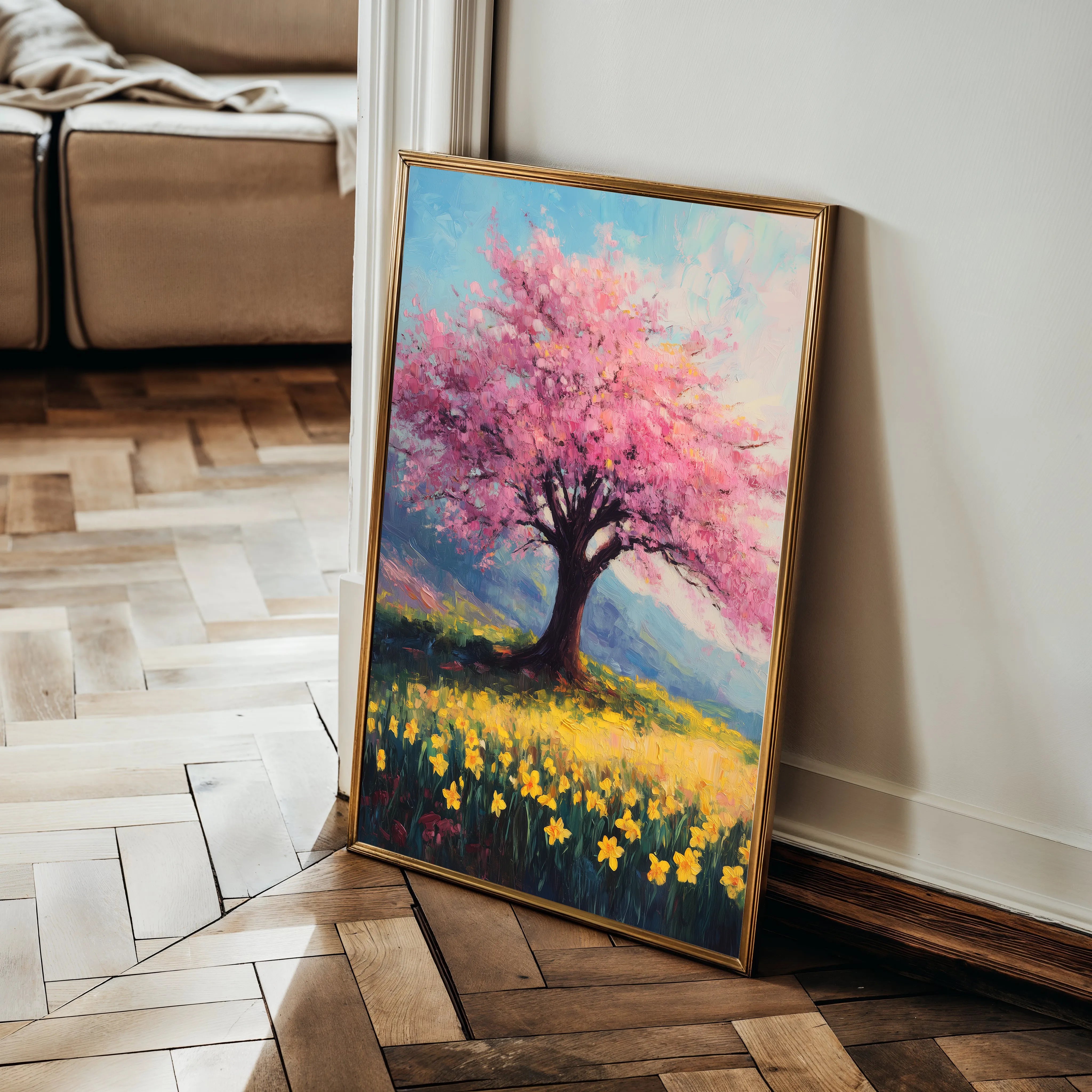 Landscape 424 Canvas Art 18" x 24" / 45 x 60 cm / Black
