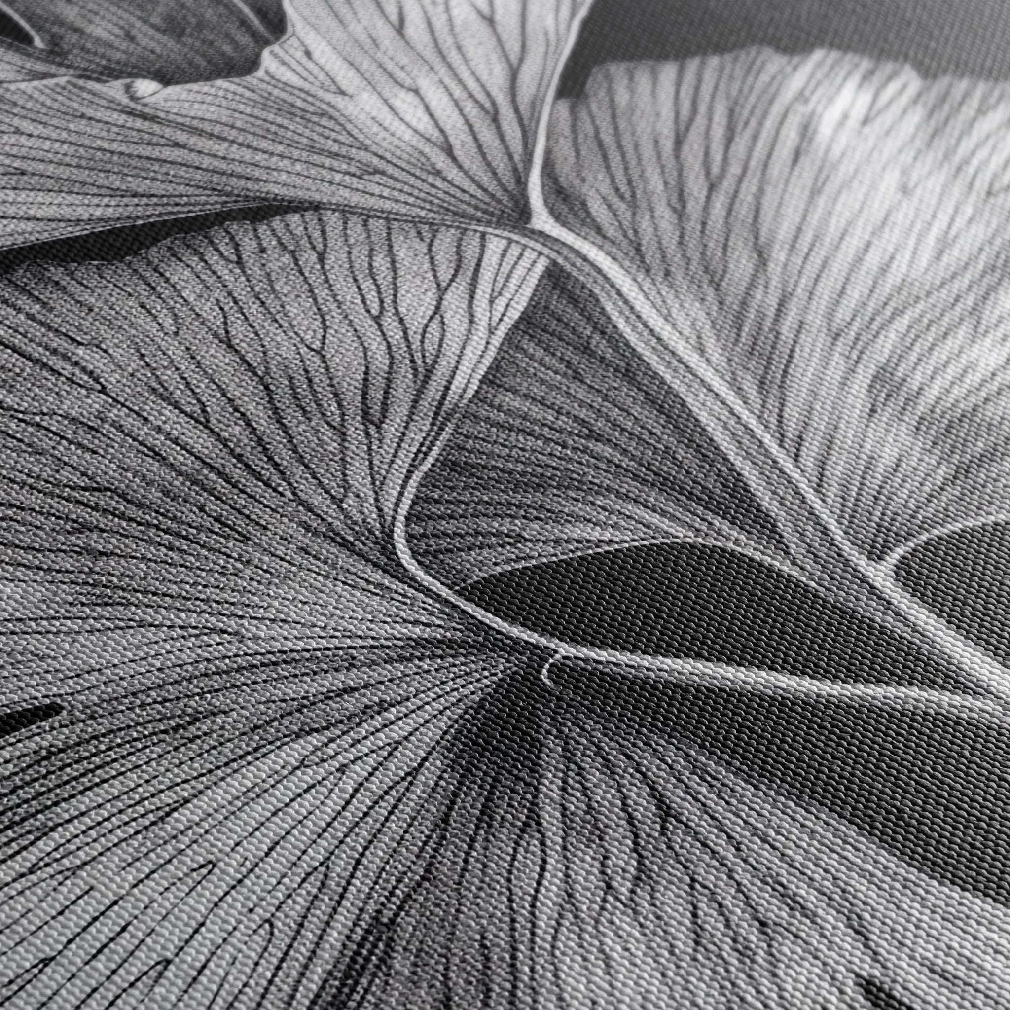 Floral 427 Canvas Art 18" x 24" / 45 x 60 cm / Black