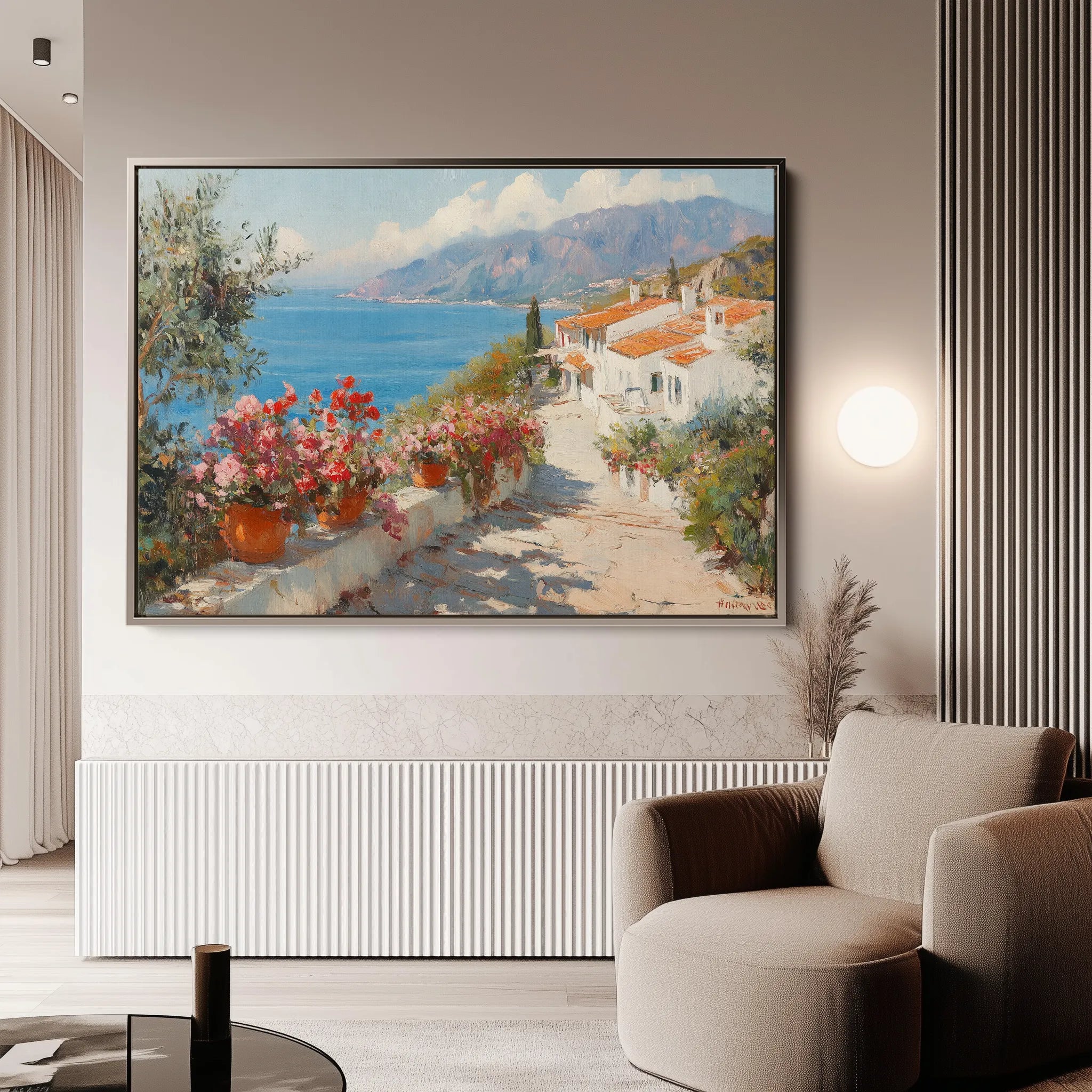 Landscape 427 Canvas Art 18" x 24" / 45 x 60 cm / Black