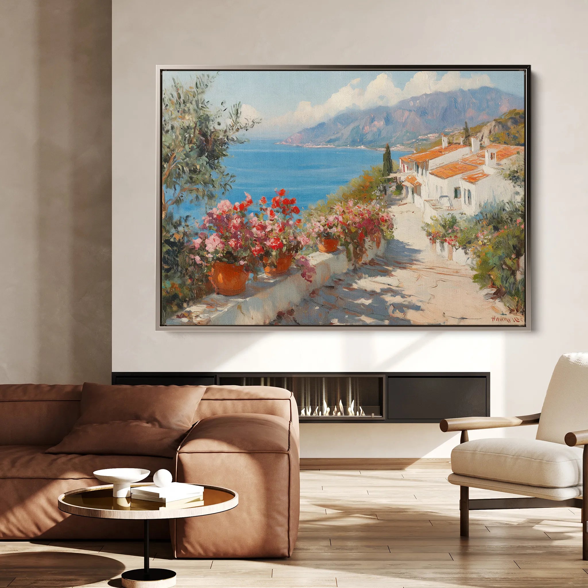 Landscape 427 Canvas Art 18" x 24" / 45 x 60 cm / Black