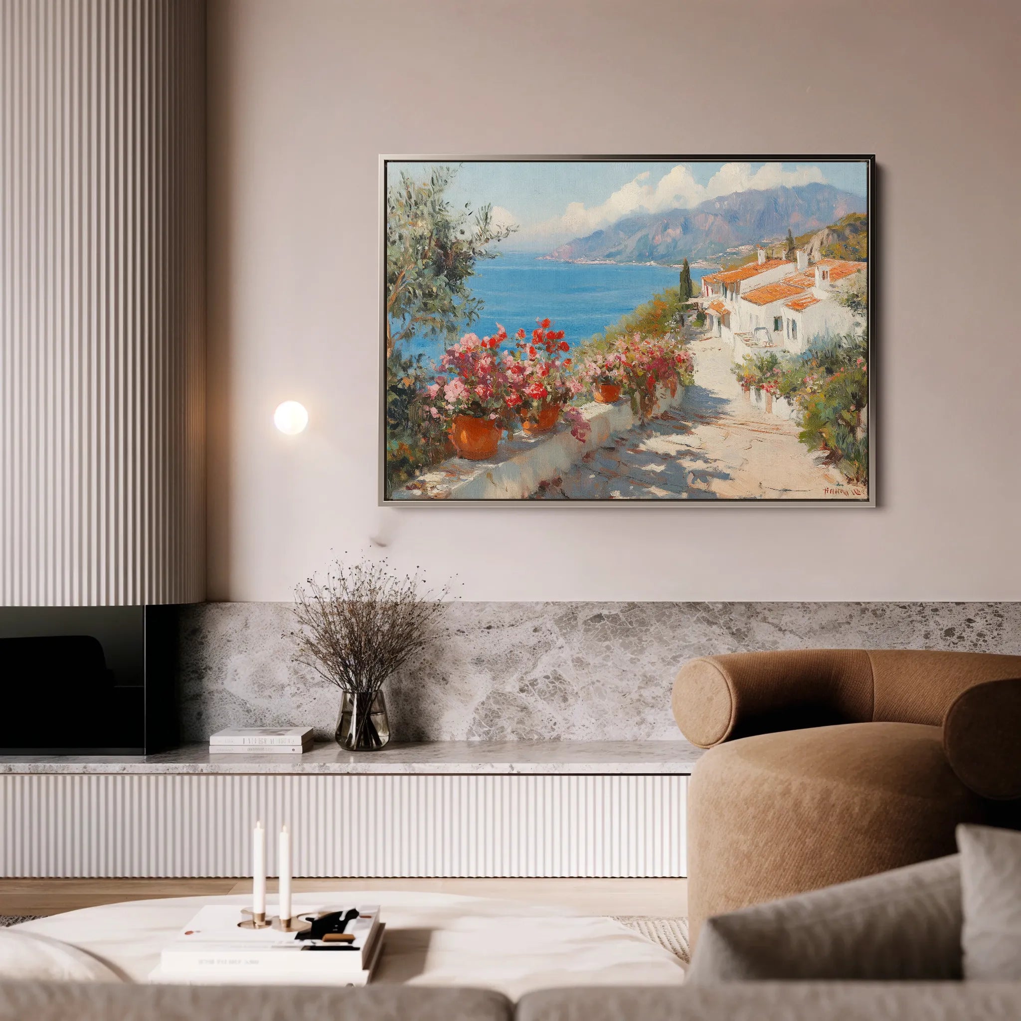 Landscape 427 Canvas Art 18" x 24" / 45 x 60 cm / Black