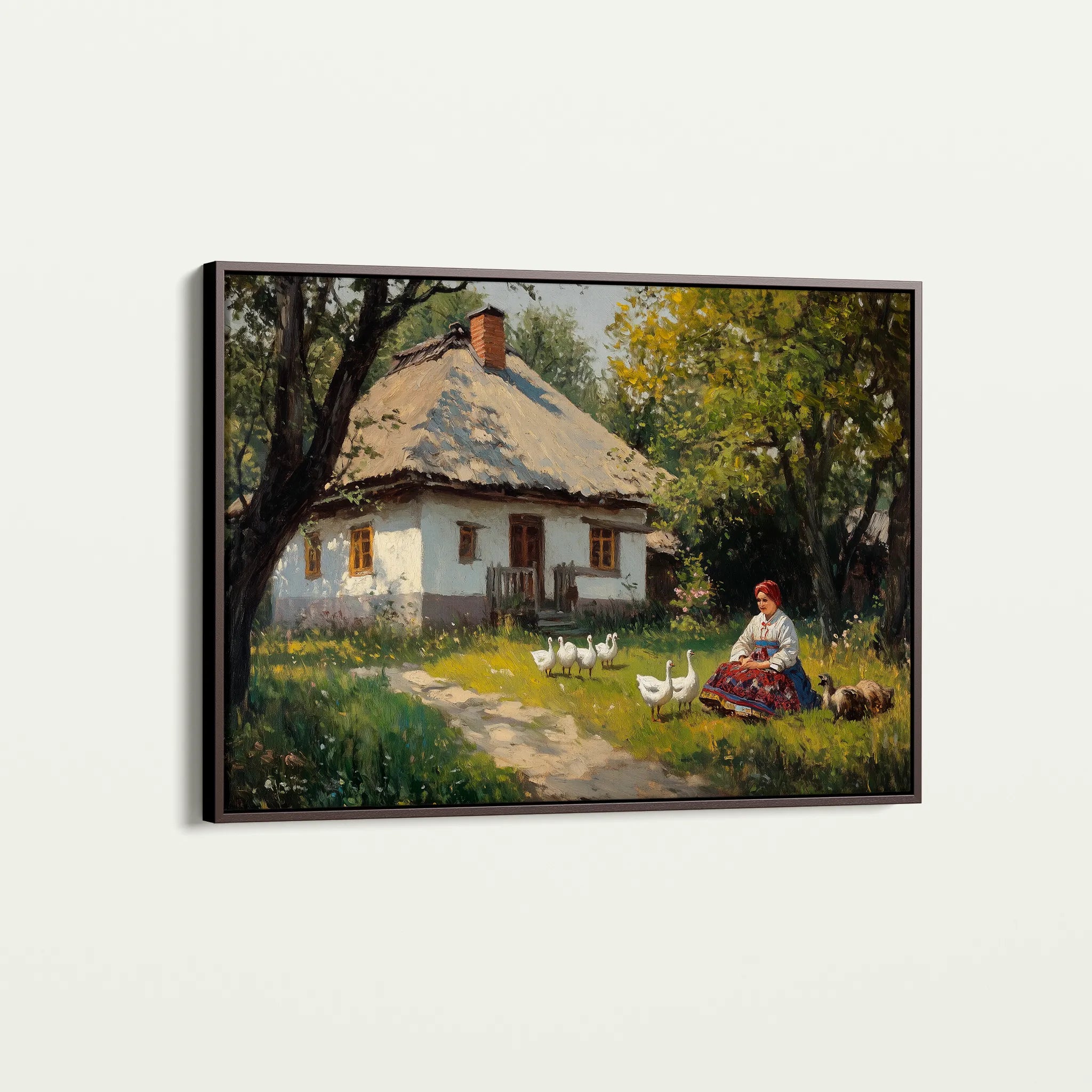 Landscape 428 Canvas Art 18" x 24" / 45 x 60 cm / Black