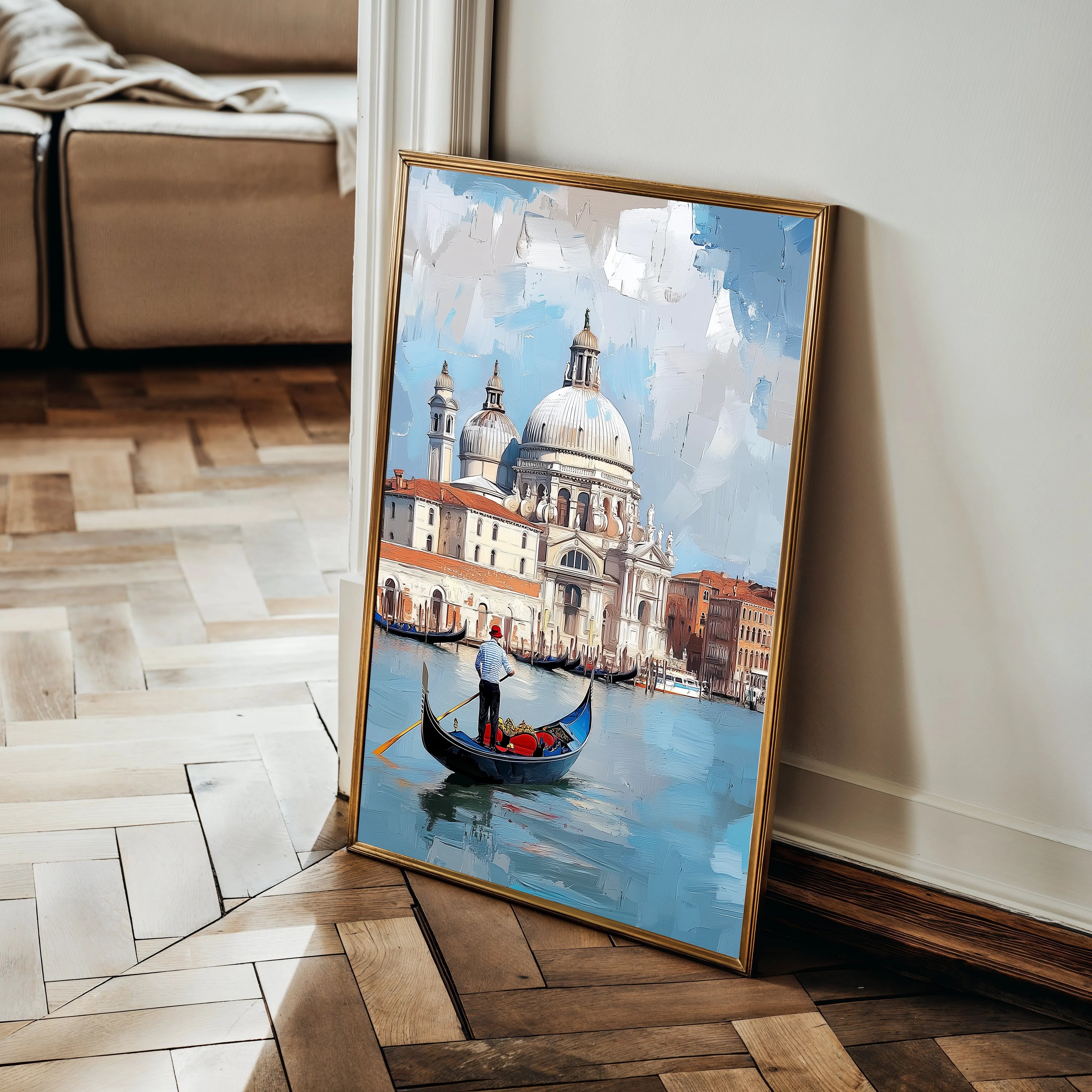 Landscape 433 Canvas Art 18" x 24" / 45 x 60 cm / Black
