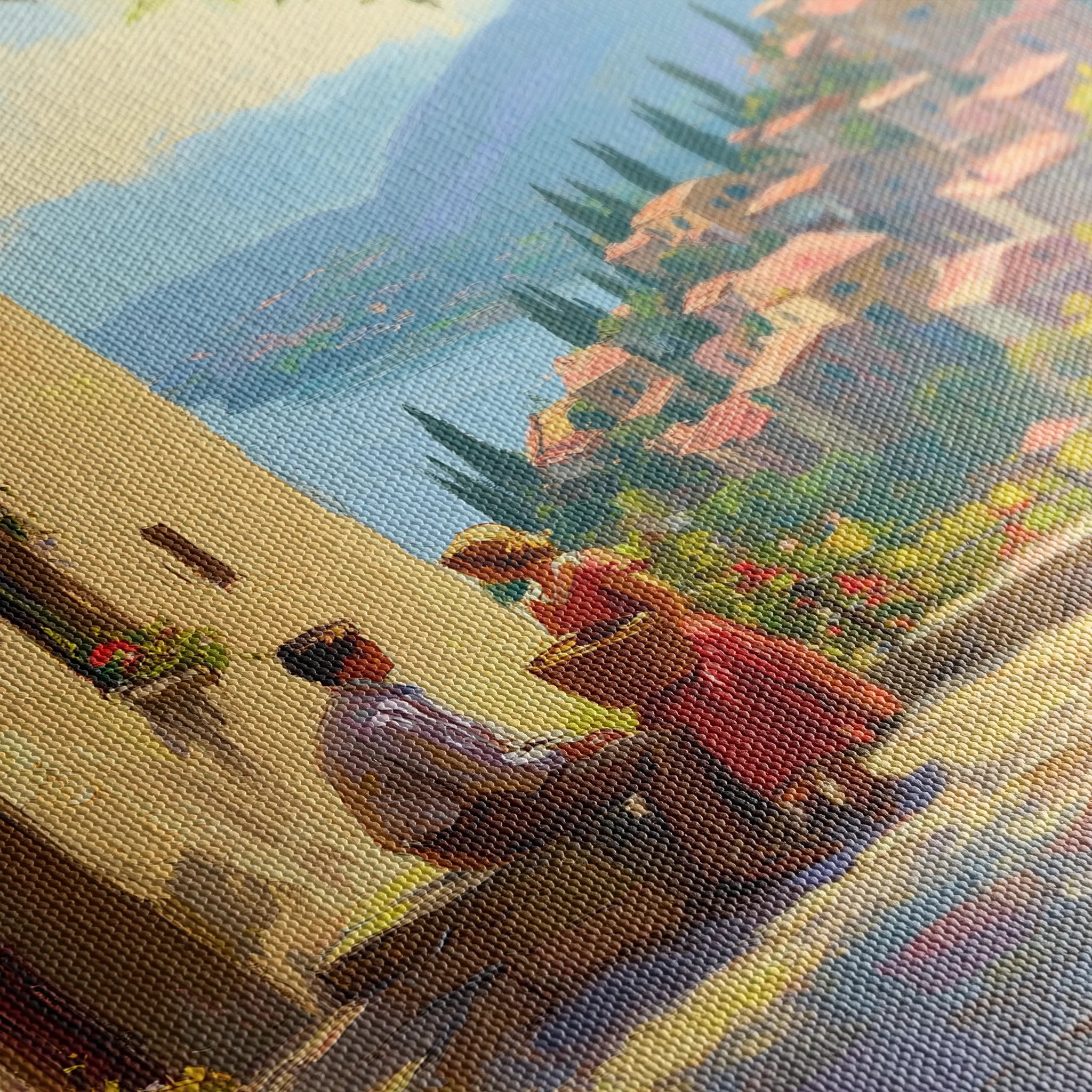 Landscape 434 Canvas Art 18" x 24" / 45 x 60 cm / Black