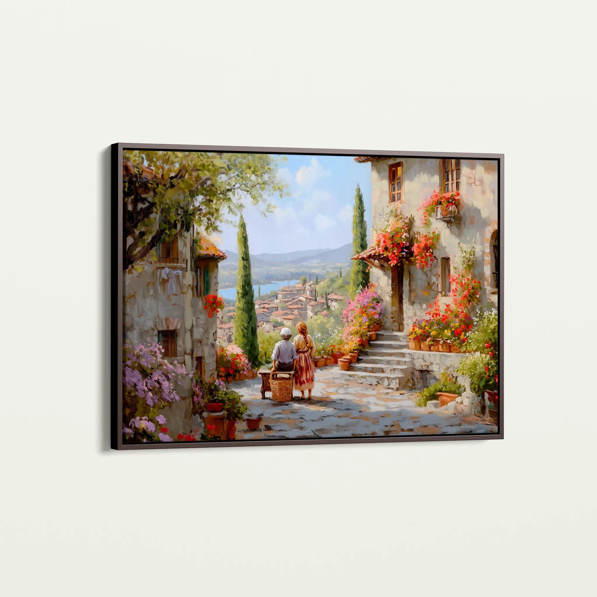 Landscape 435 Canvas Art 18" x 24" / 45 x 60 cm / Black