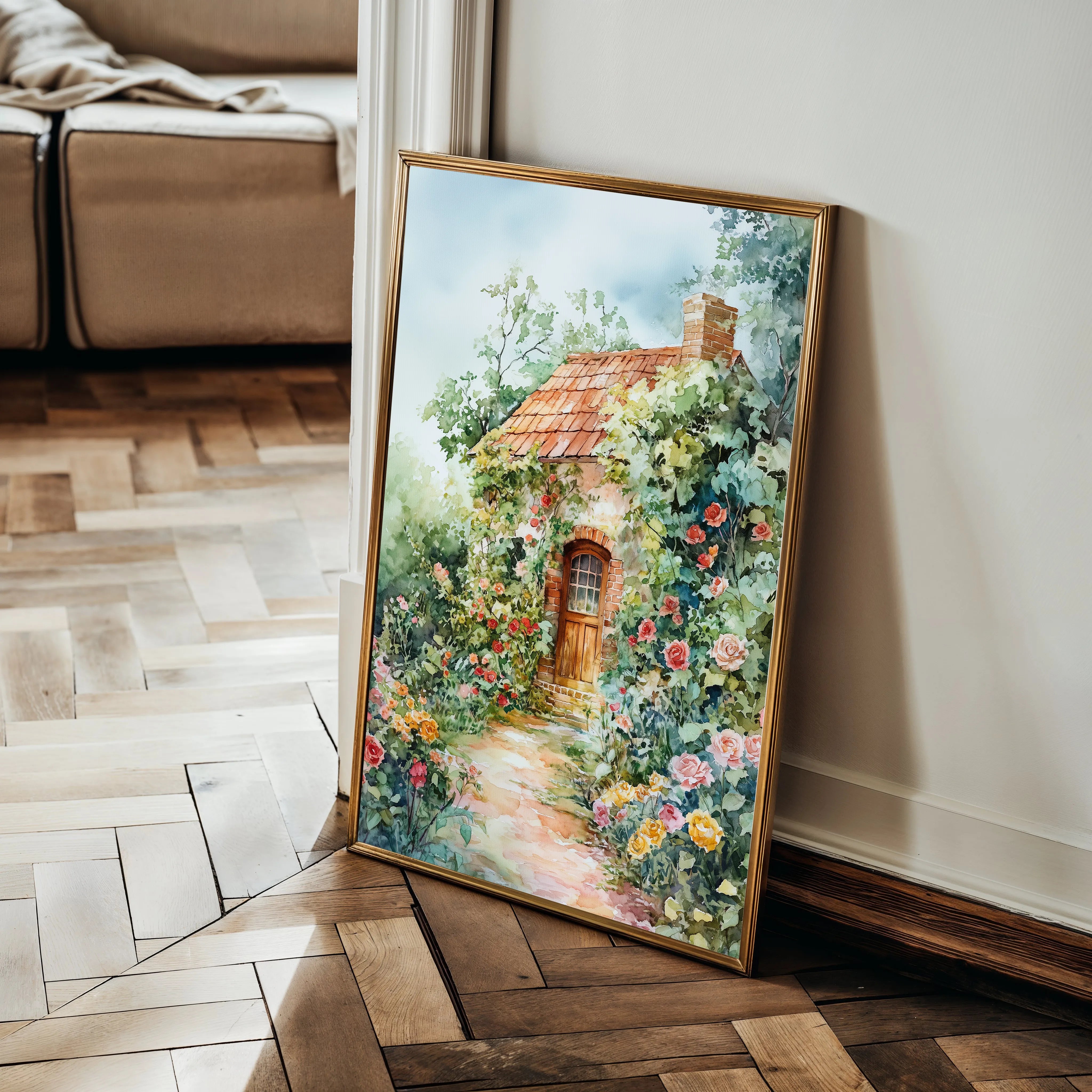 Landscape 436 Canvas Art 18" x 24" / 45 x 60 cm / Black