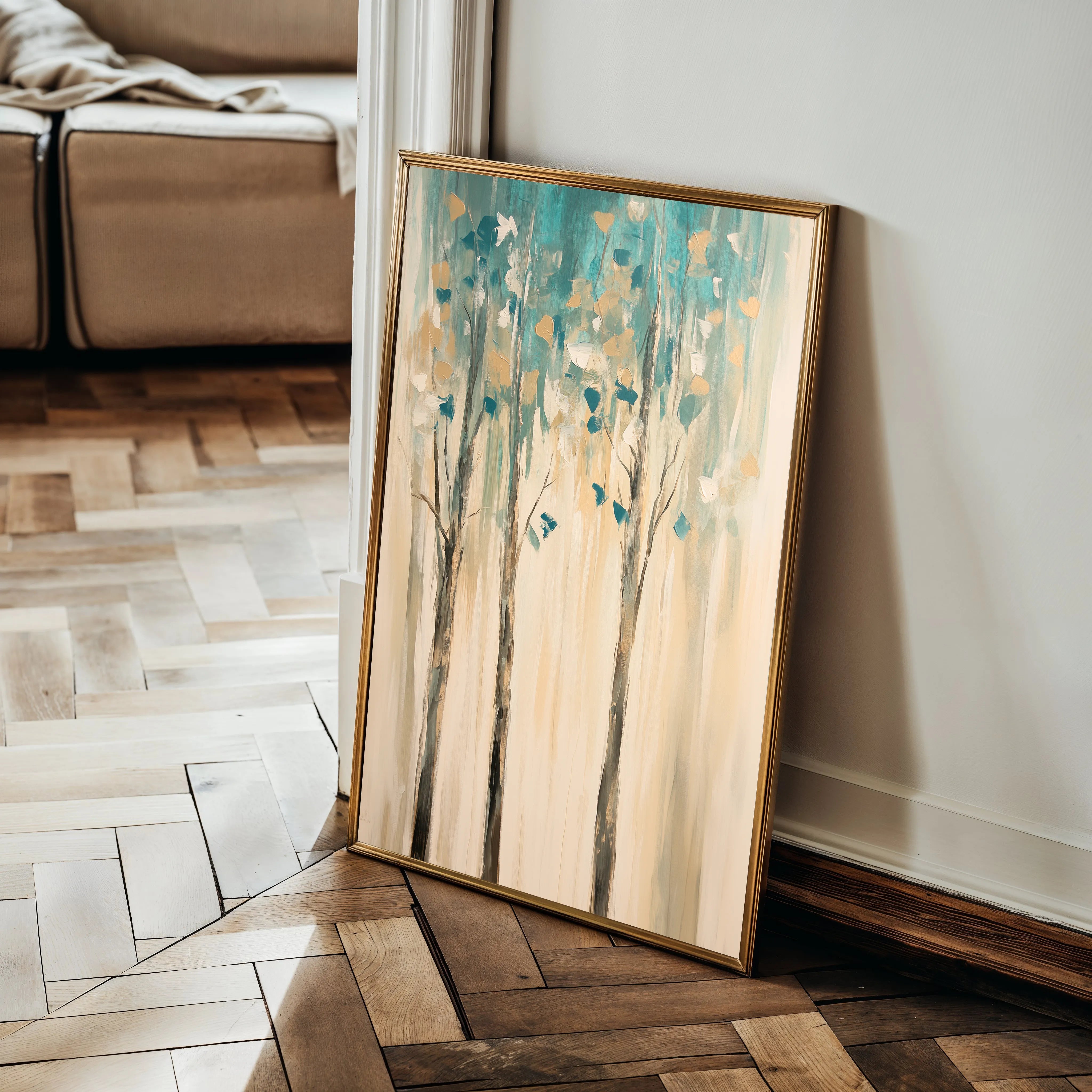 Landscape 437 Canvas Art 18" x 24" / 45 x 60 cm / Black