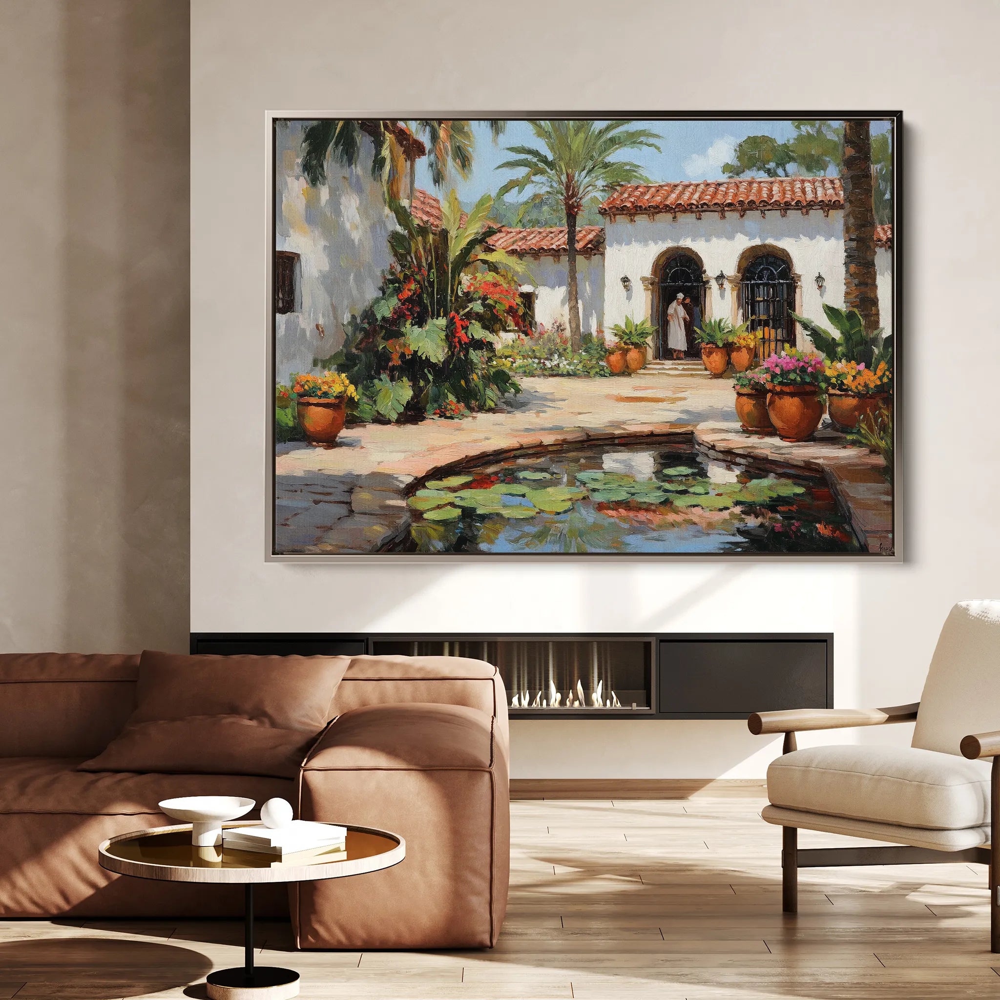 Landscape 438 Canvas Art 18" x 24" / 45 x 60 cm / Black
