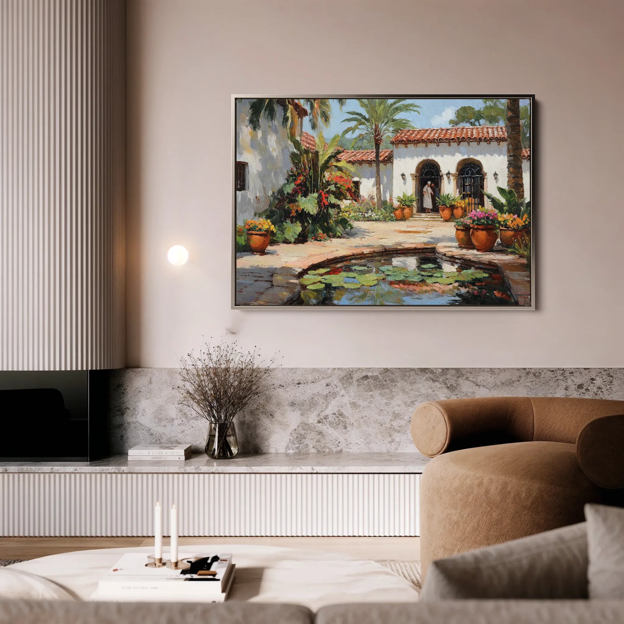 Landscape 438 Canvas Art 18" x 24" / 45 x 60 cm / Black