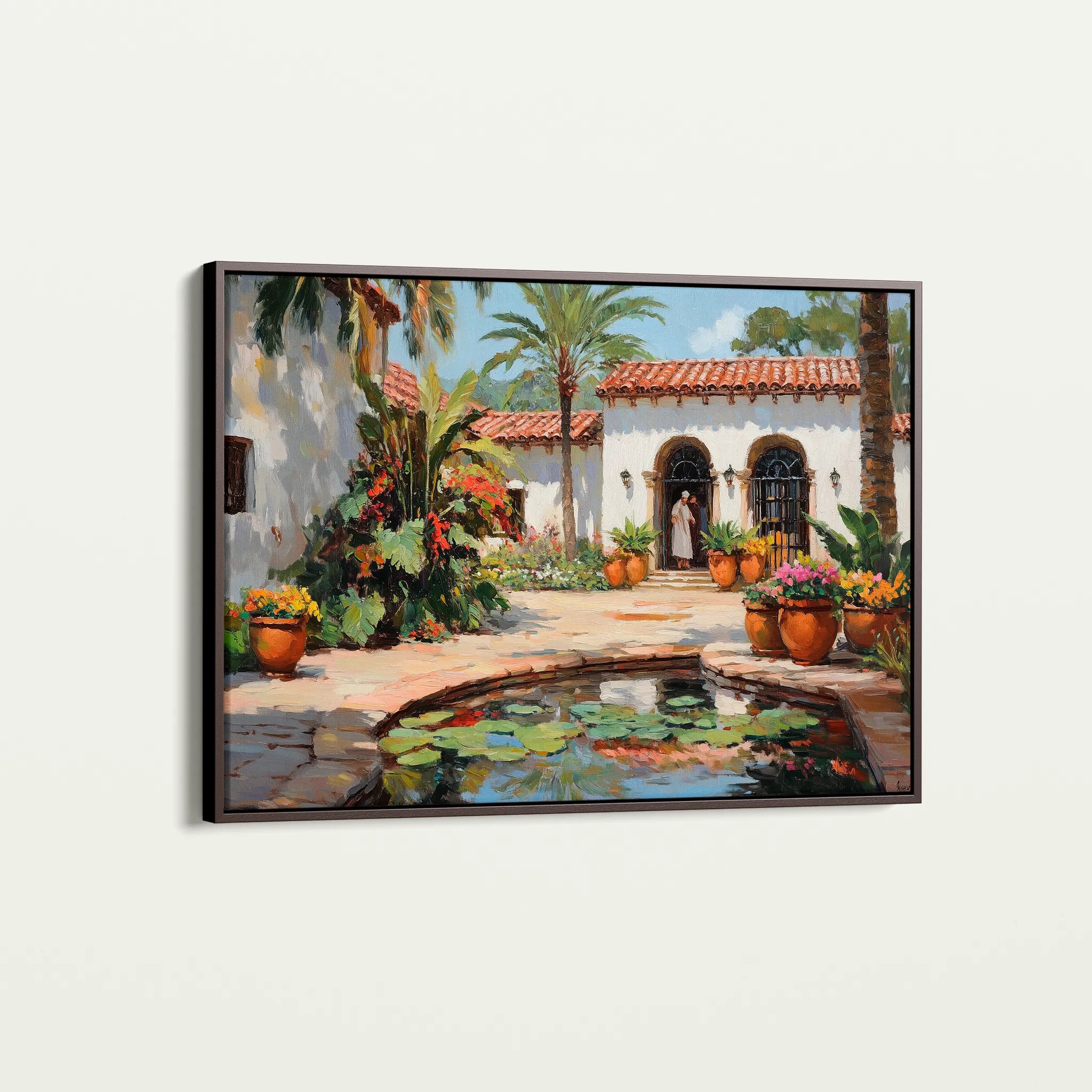 Landscape 438 Canvas Art 18" x 24" / 45 x 60 cm / Black