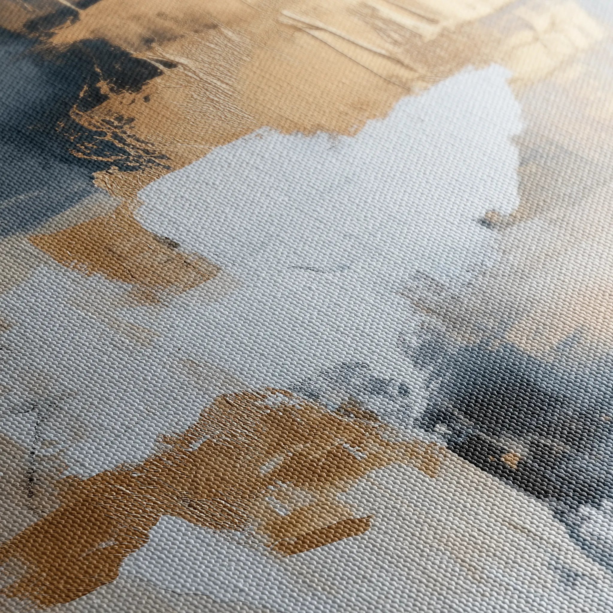 Abstract 440 Canvas Art 18" x 24" / 45 x 60 cm / Black