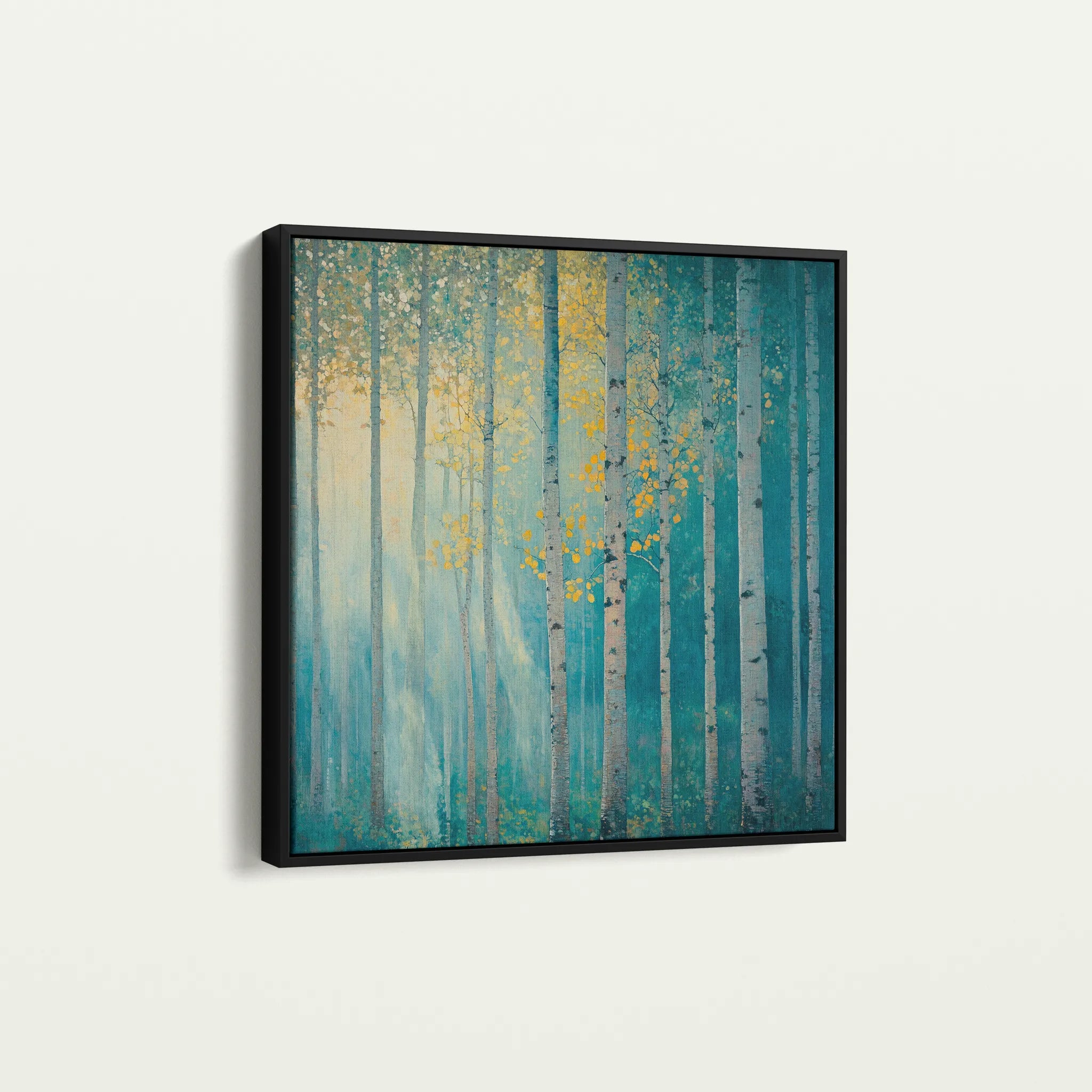 Landscape 440 Canvas Art 16" x 16" / 40 x 40 cm / Black