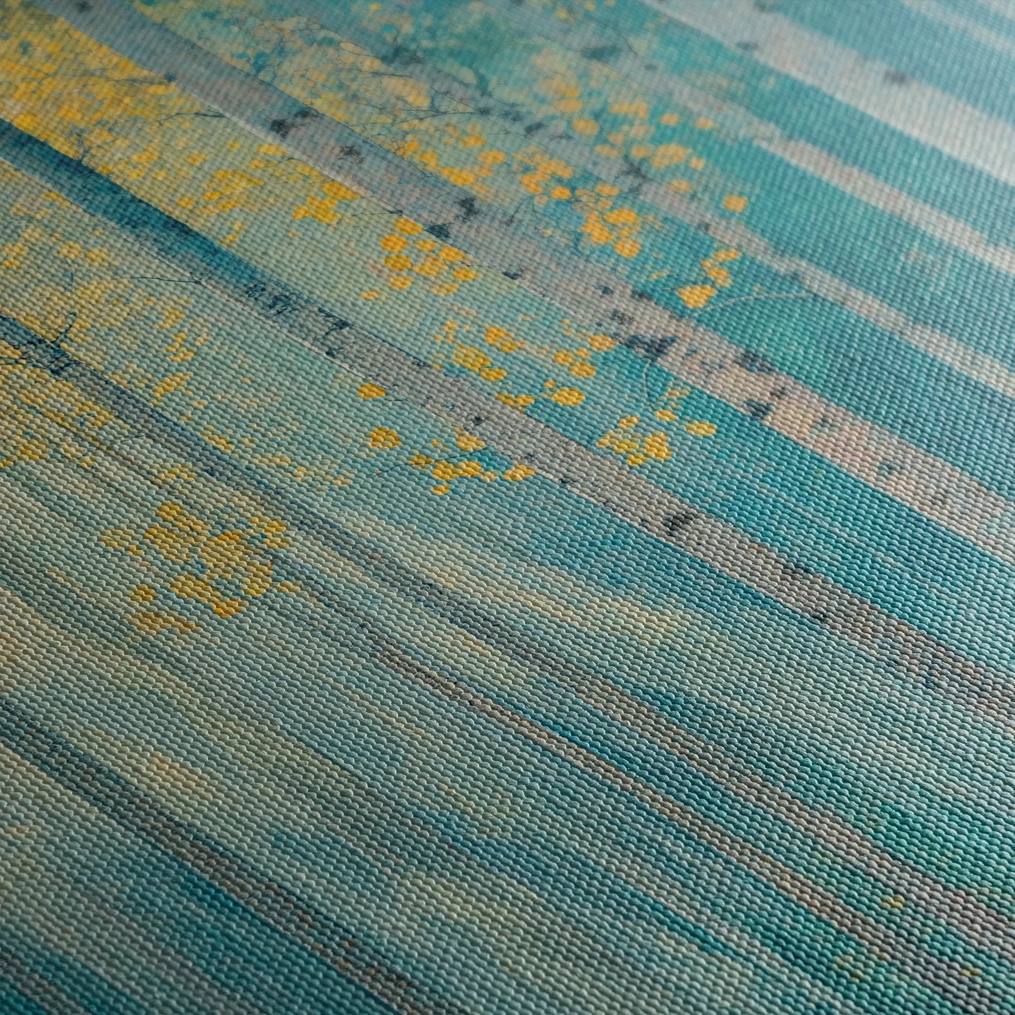 Landscape 440 Canvas Art 16" x 16" / 40 x 40 cm / Black