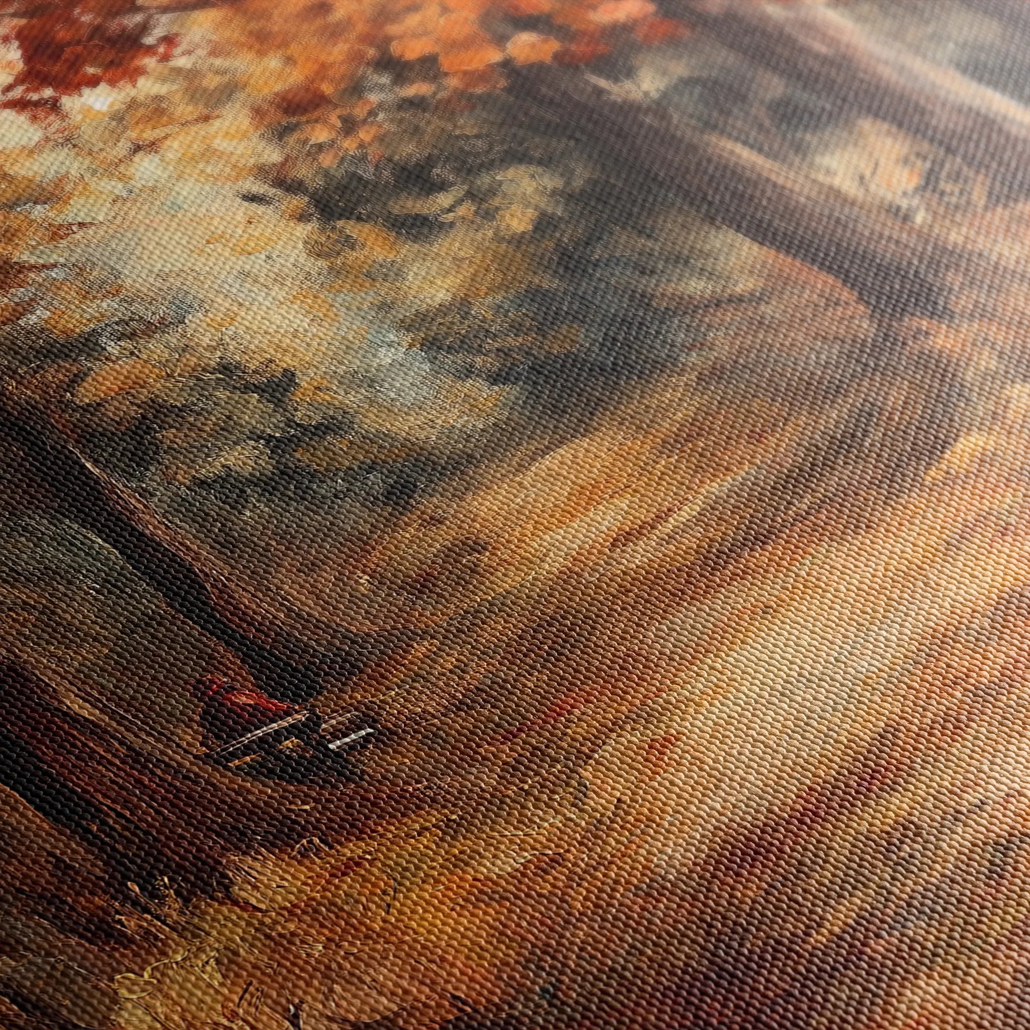 Landscape 442 Canvas Art 18" x 24" / 45 x 60 cm / Black