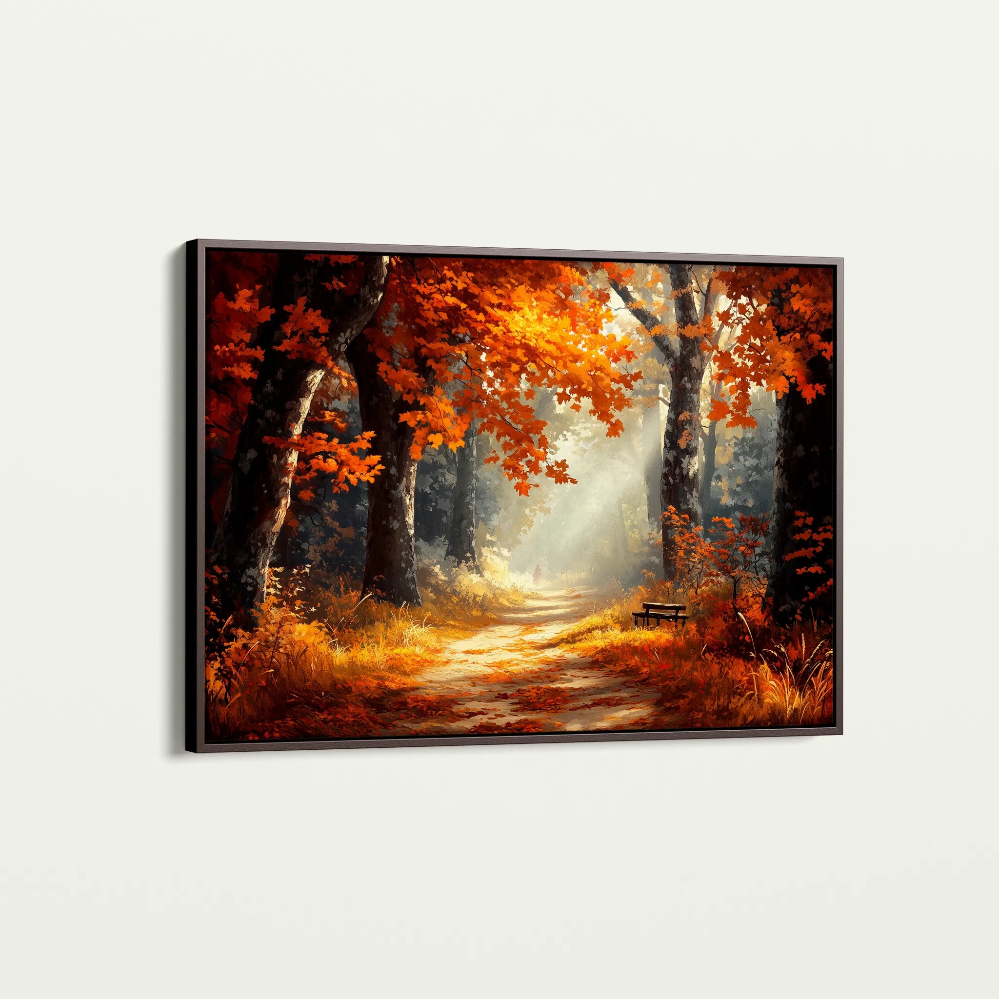 Landscape 443 Canvas Art 18" x 24" / 45 x 60 cm / Black