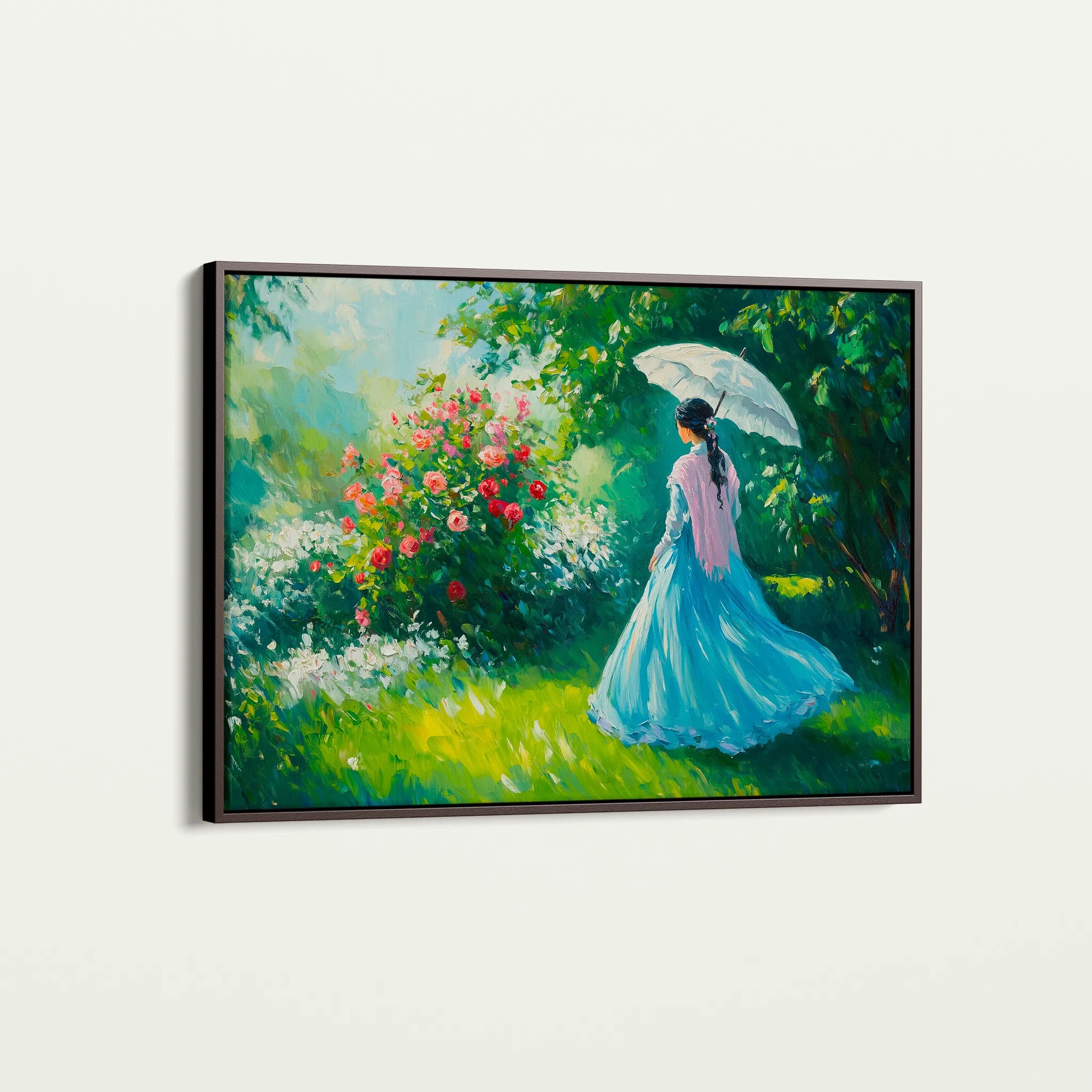 Landscape 444 Canvas Art 18" x 24" / 45 x 60 cm / Black