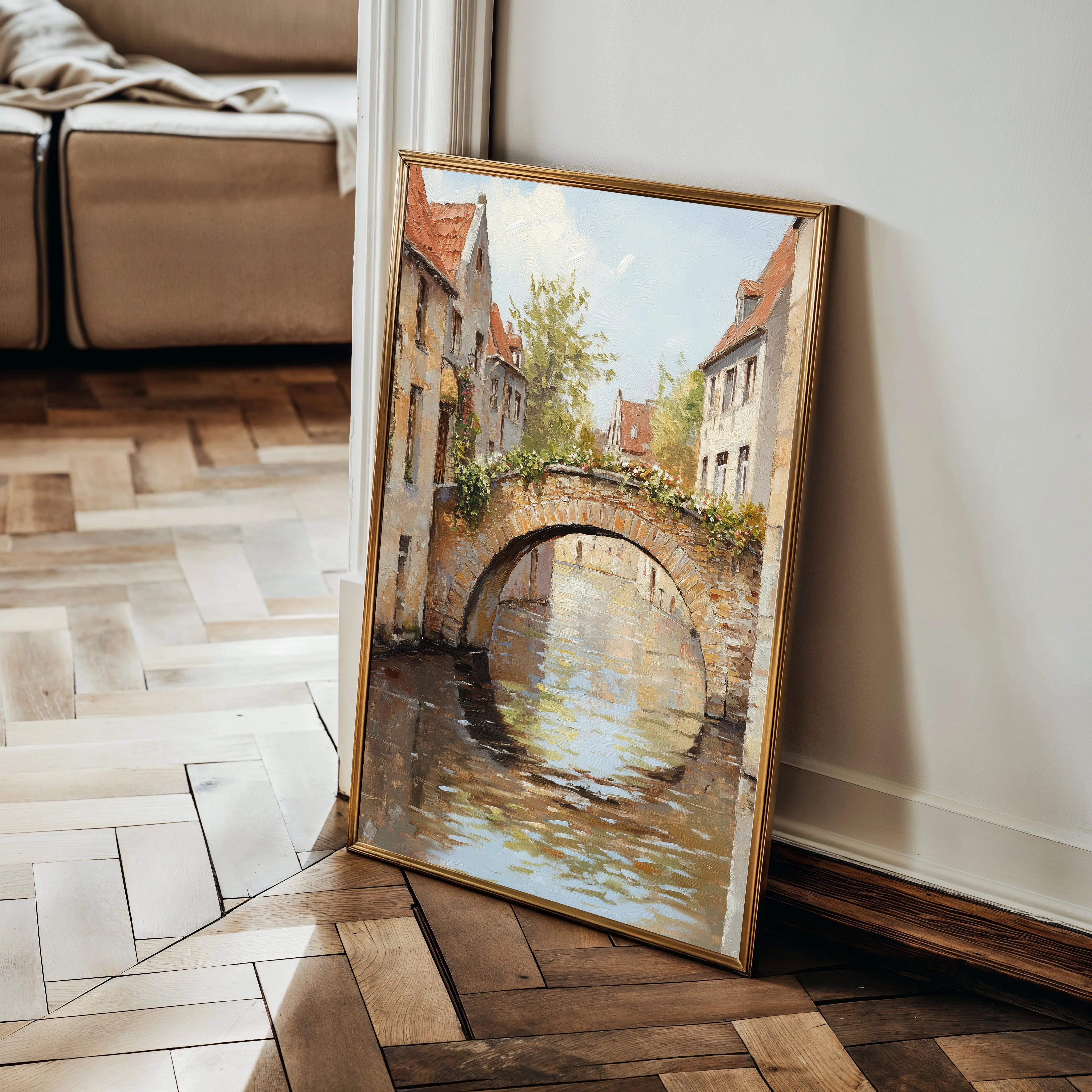 Landscape 445 Canvas Art 18" x 24" / 45 x 60 cm / Black