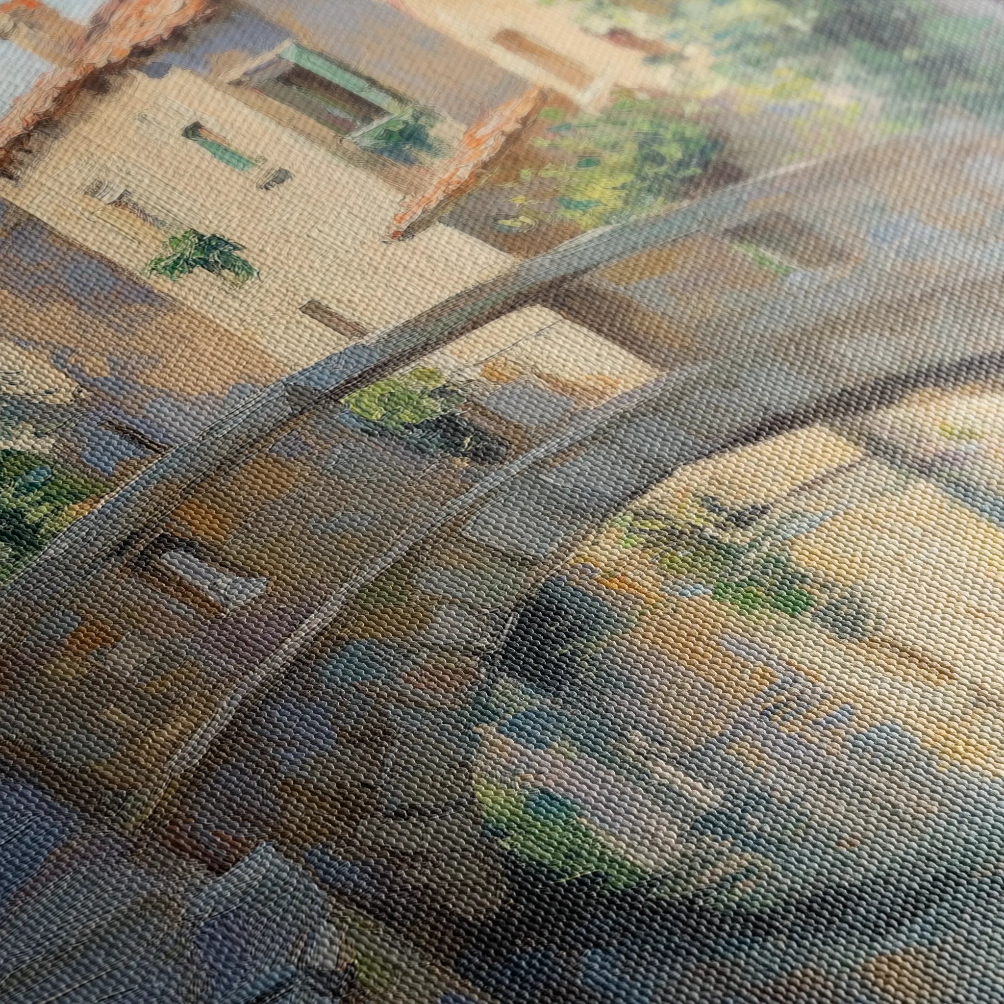 Landscape 446 Canvas Art 18" x 24" / 45 x 60 cm / Black