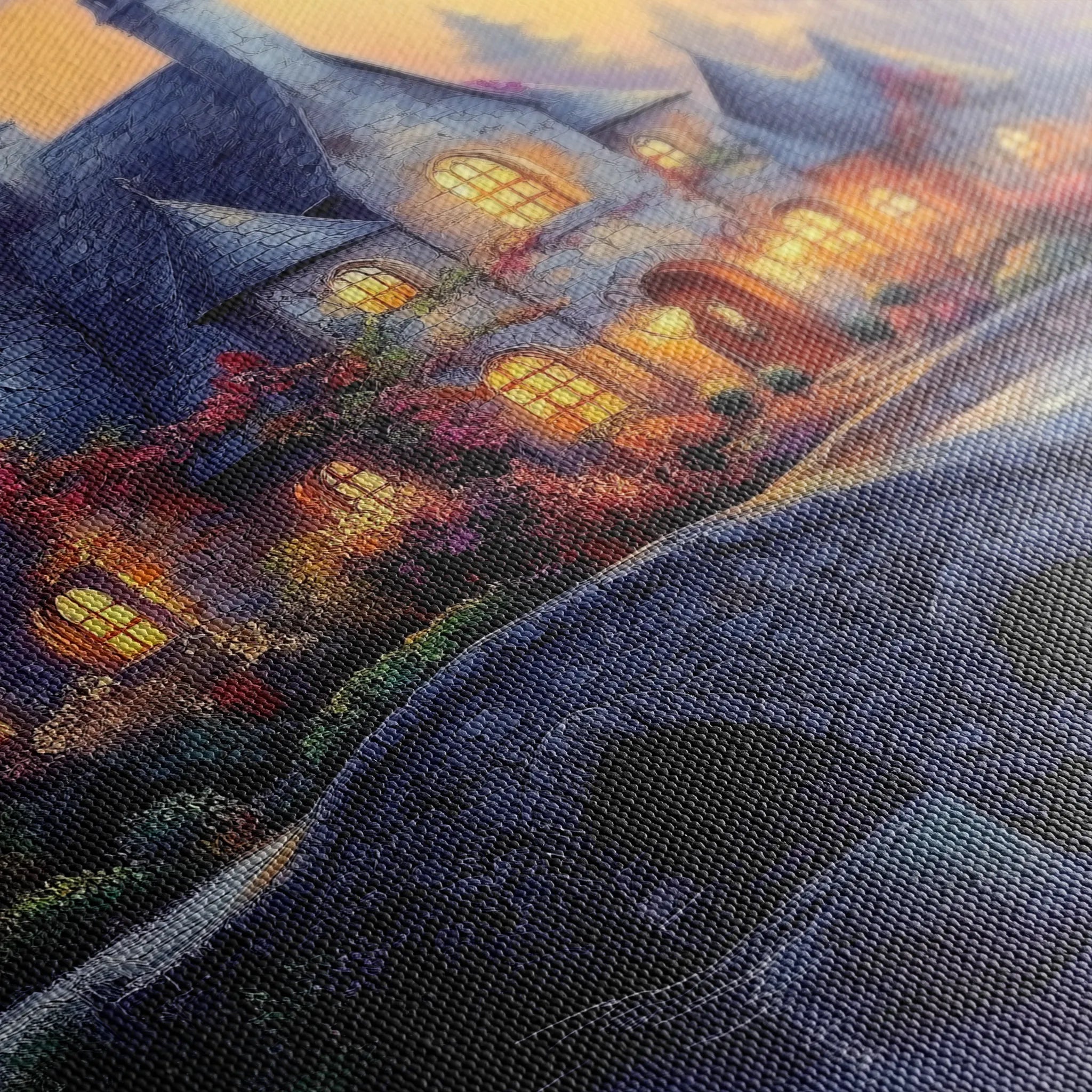Landscape 448 Canvas Art 18" x 24" / 45 x 60 cm / Black