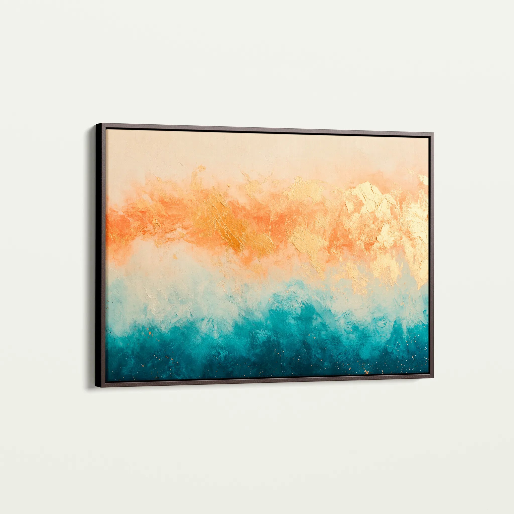 Abstract 449 Canvas Art 18" x 24" / 45 x 60 cm / Black
