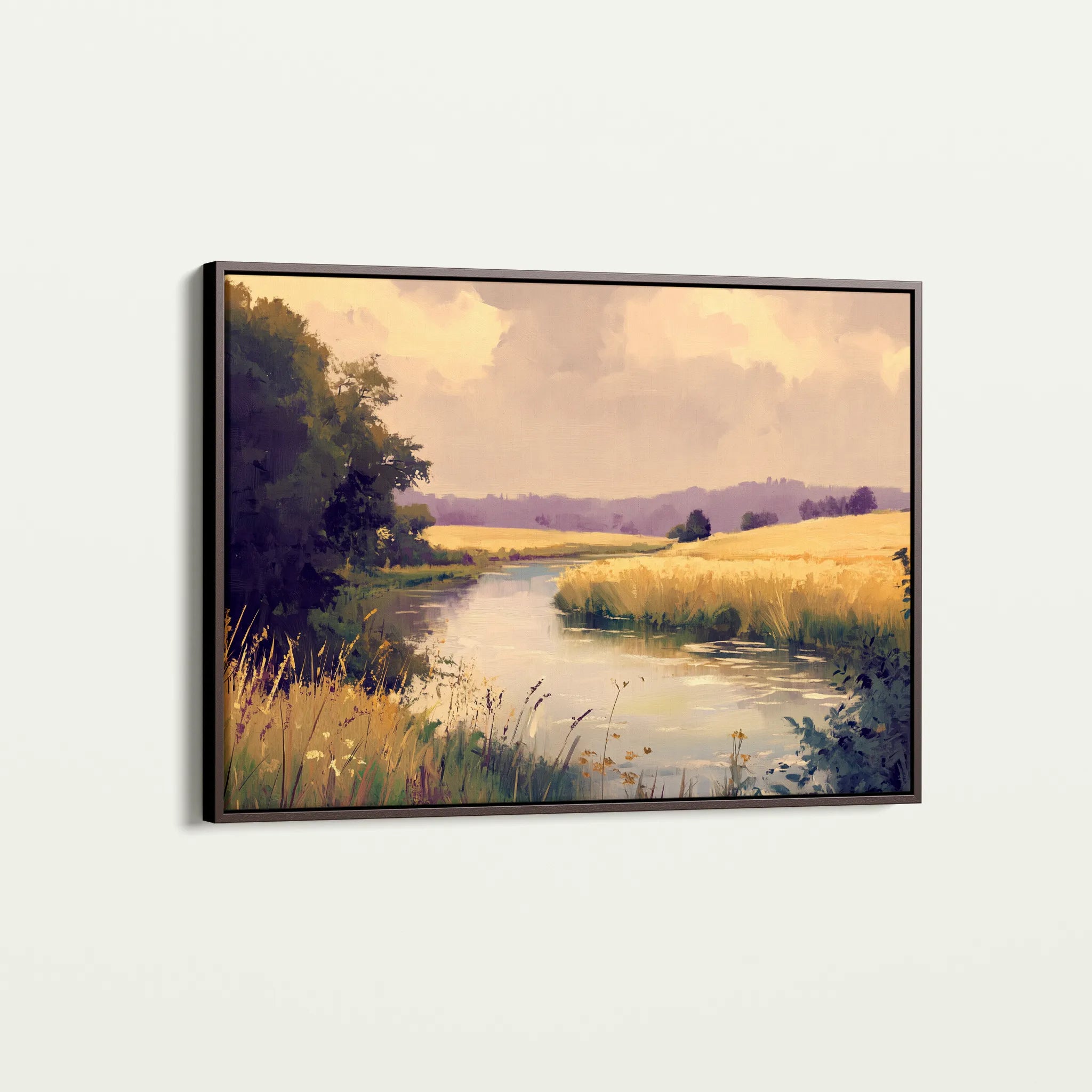Landscape 452 Canvas Art 18" x 24" / 45 x 60 cm / Black