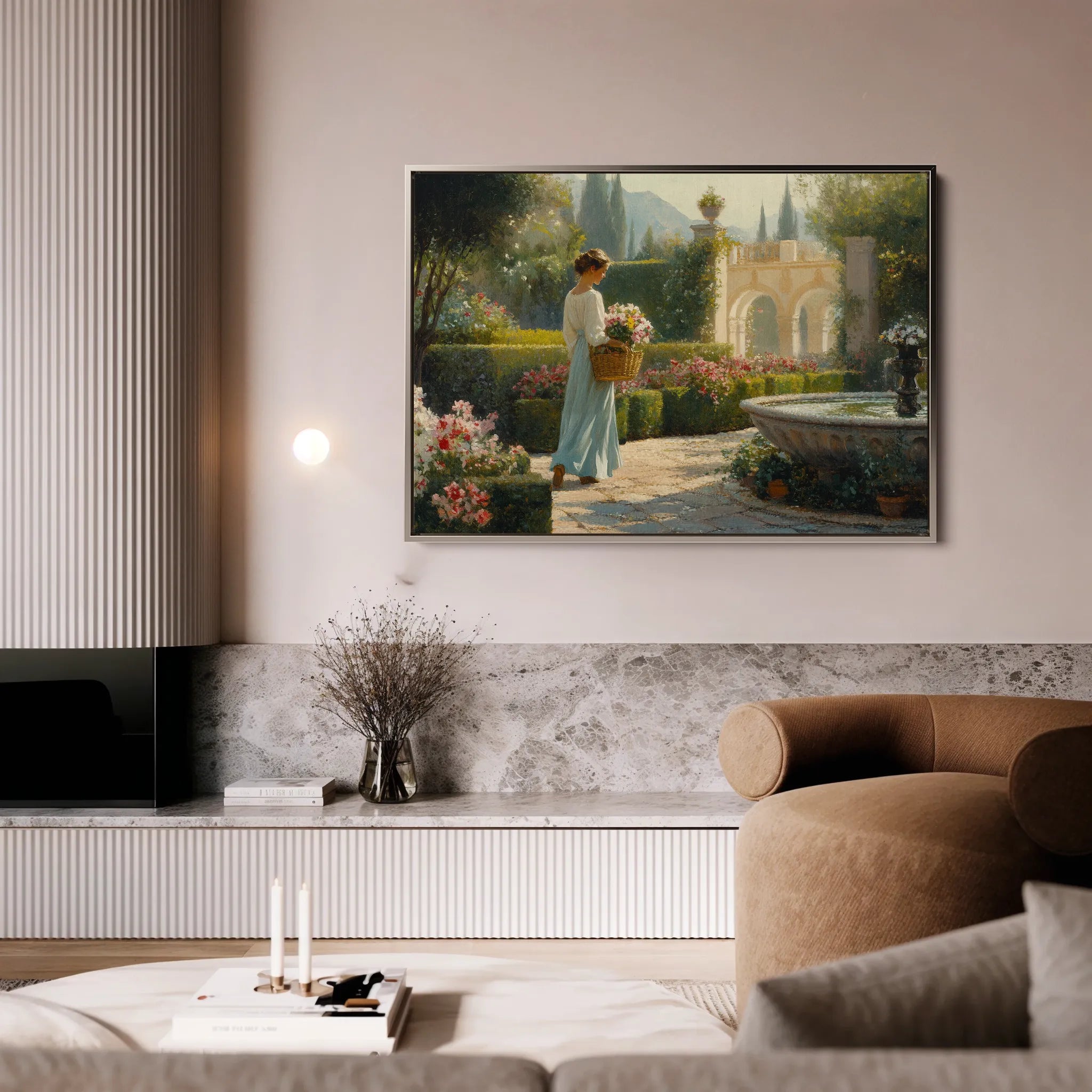 Landscape 453 Canvas Art 18" x 24" / 45 x 60 cm / Black