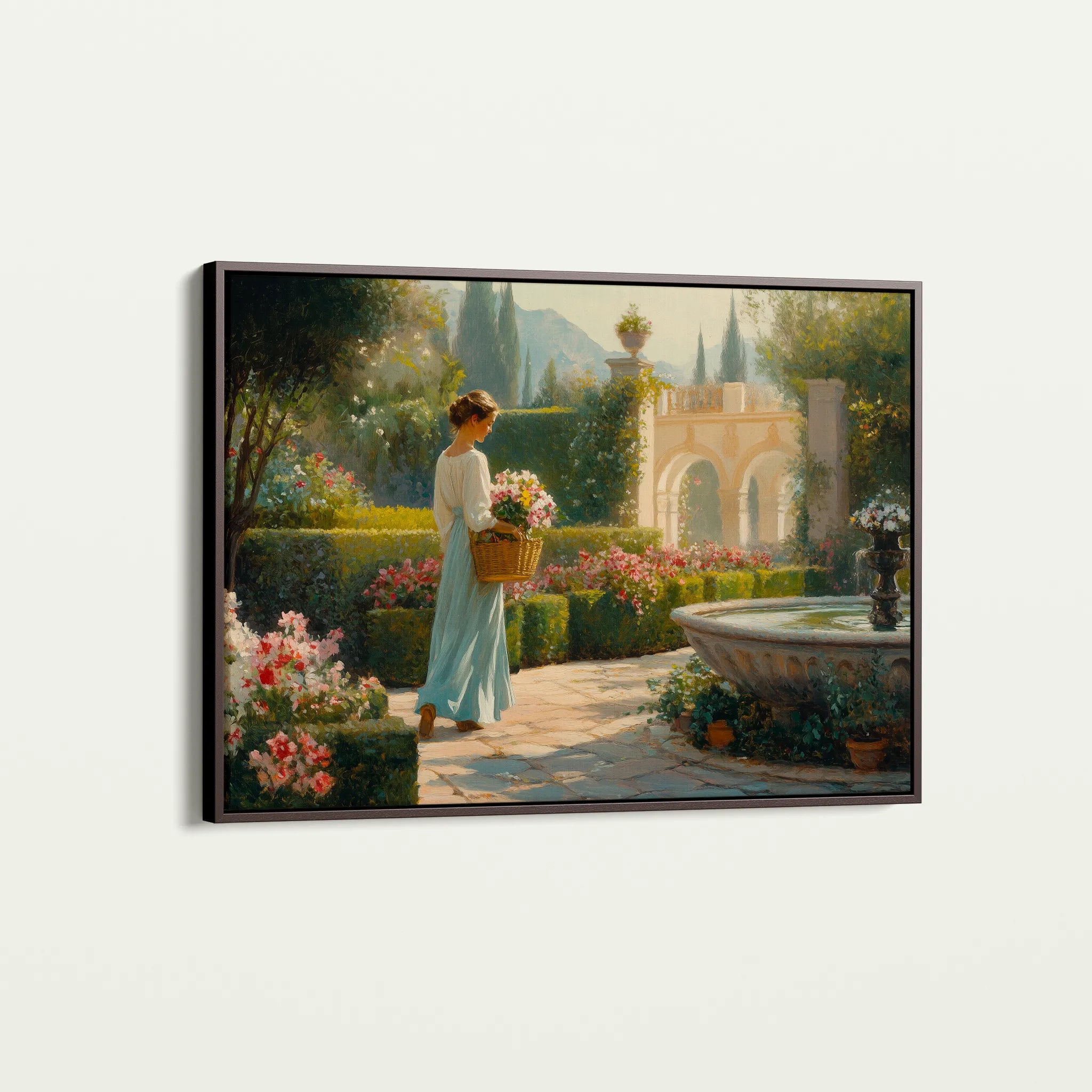 Landscape 453 Canvas Art 18" x 24" / 45 x 60 cm / Black