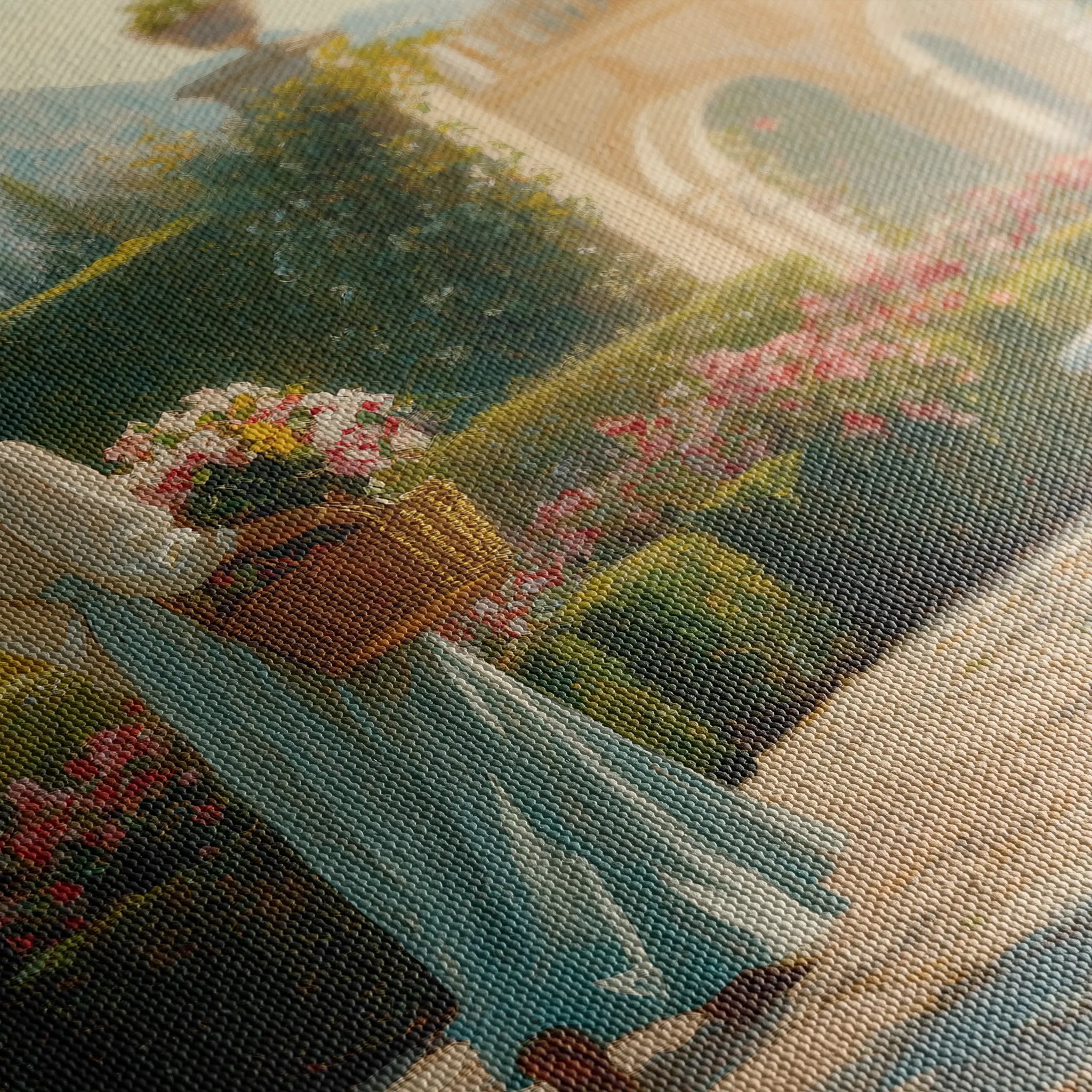 Landscape 453 Canvas Art 18" x 24" / 45 x 60 cm / Black