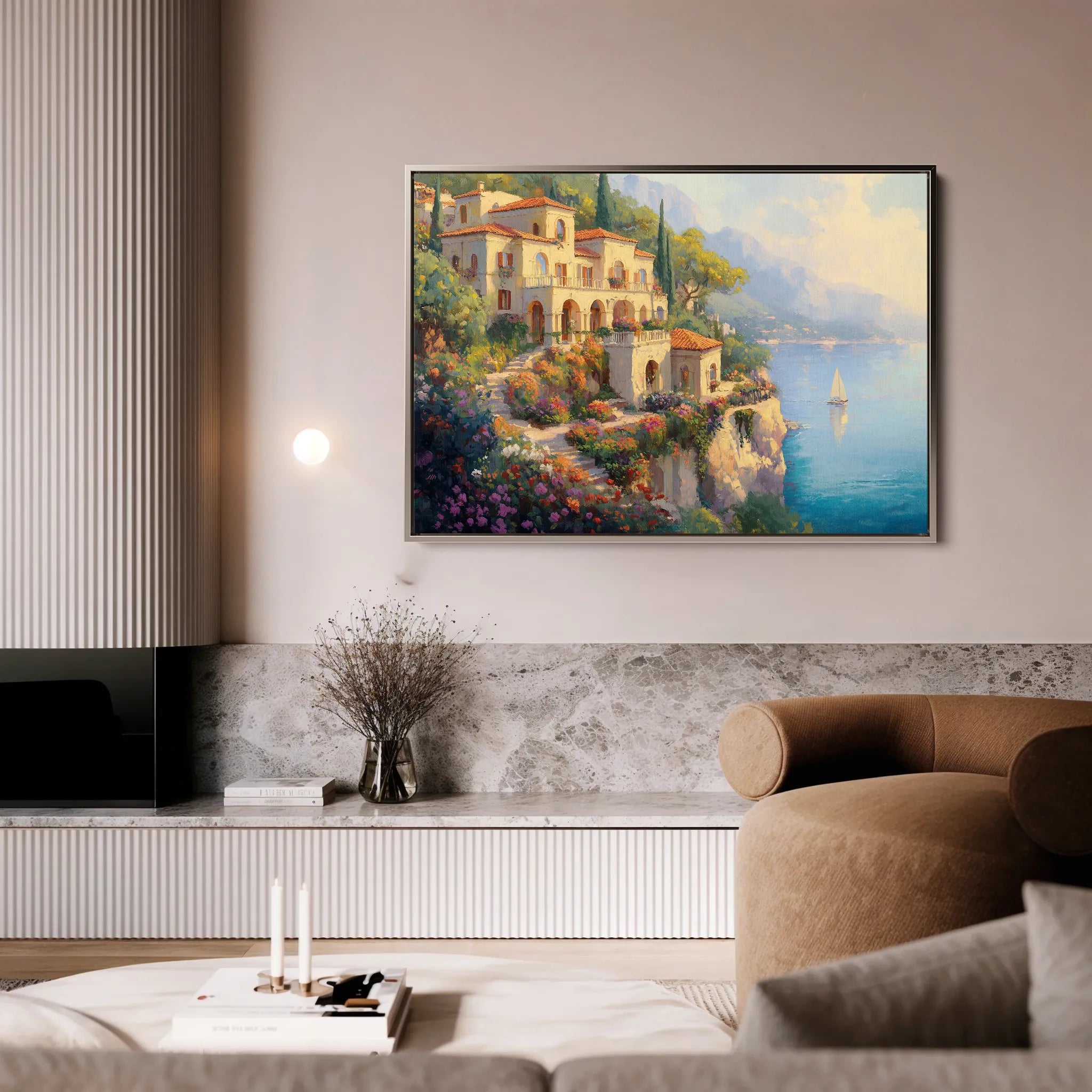 Landscape 454 Canvas Art 18" x 24" / 45 x 60 cm / Black